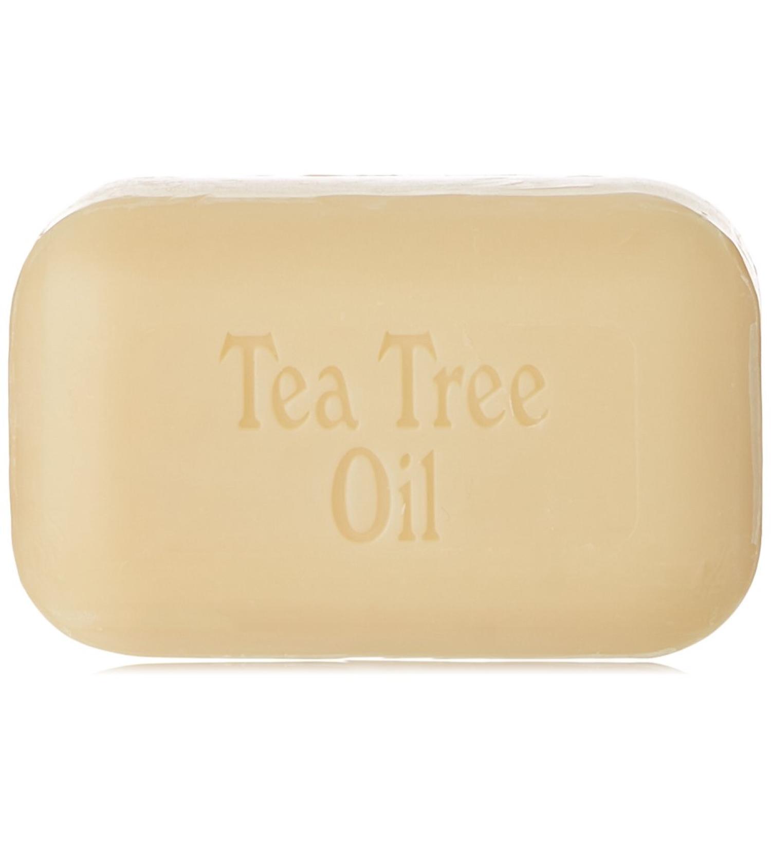 Buy THE SOAP WORKS Tea Tree Oil Soap 110g - Natural Skincare for Acne & Oily Skin - International Shipping Available - Buy Online on GoSupps.com