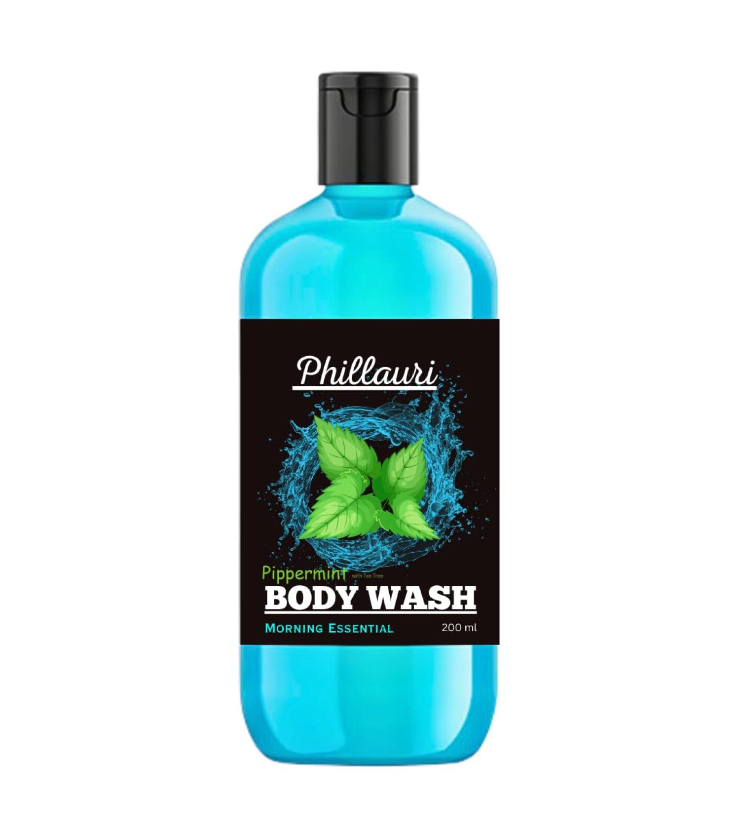 Pipperment Extract Body Wash - Moisturizing Shower Gel for Men & Women | Refreshing Skin Care - Buy Online on GoSupps.com