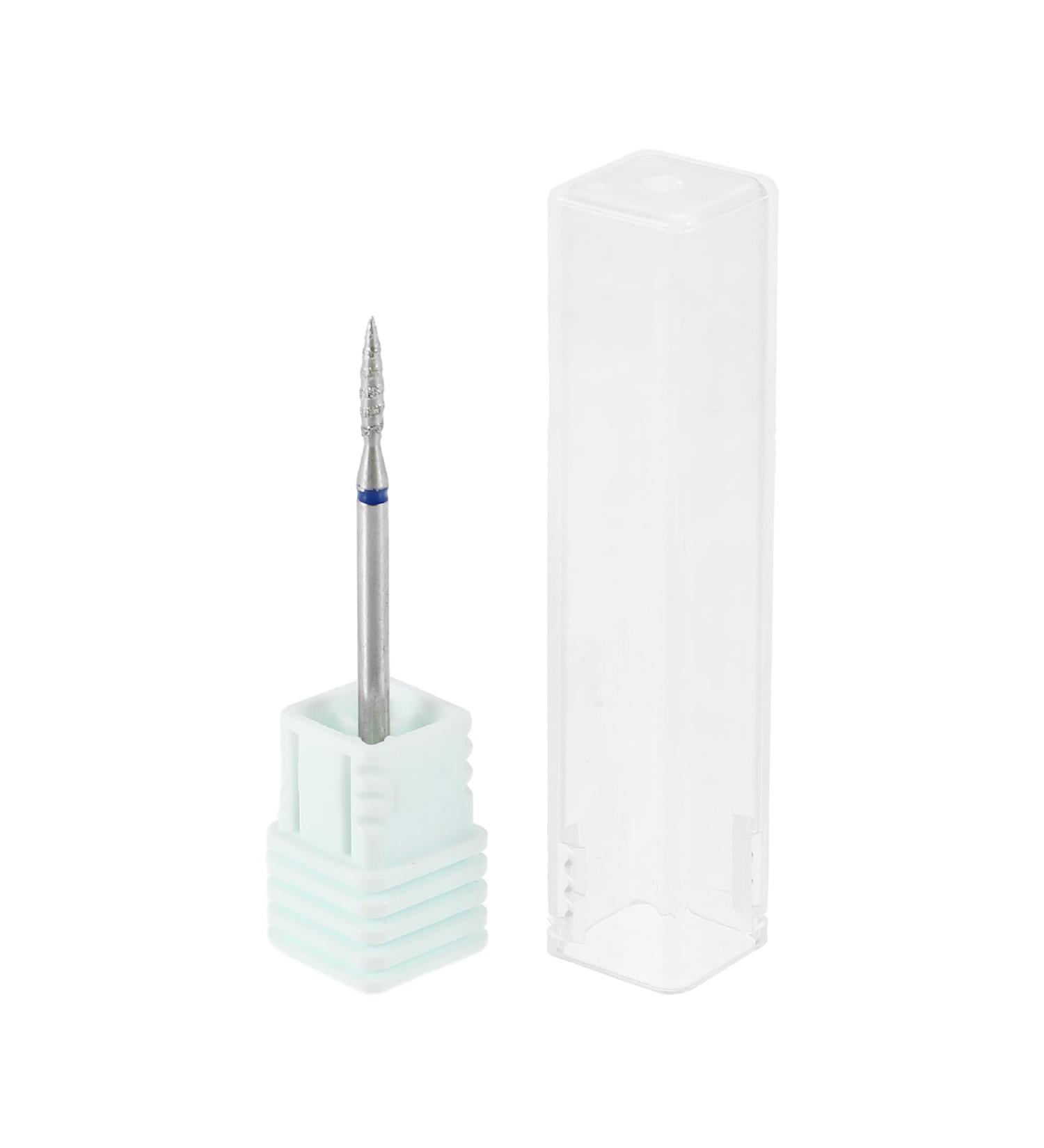 VOCOSTE Long Spiral-M Flame Blast Nail Drill Bit Stainless Steel Silver Tone - Buy Online on GoSupps.com