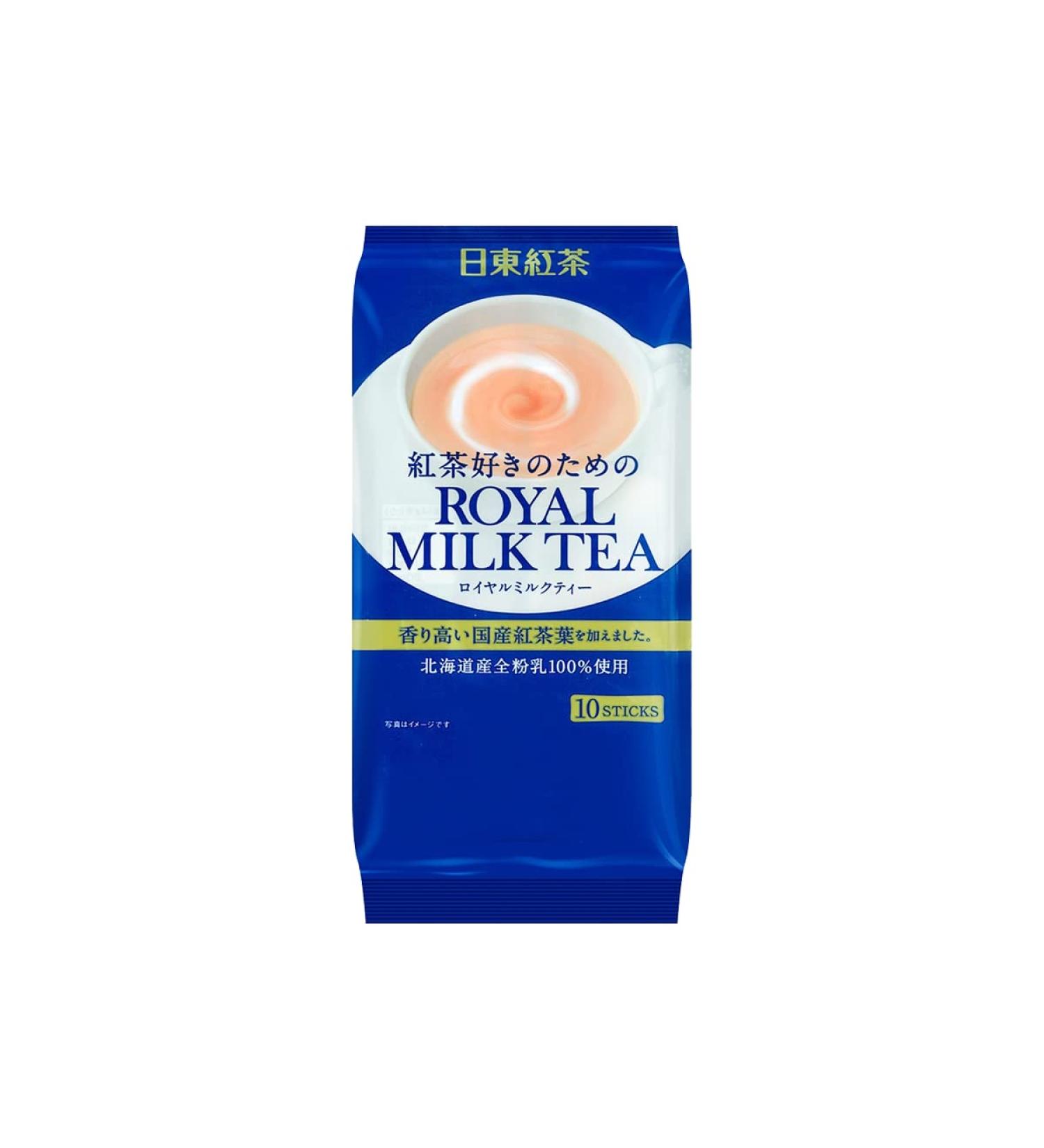 Nitto Royal Milk Tea Hot Cold Kocha 10 Pouch Pack 140g - Authentic Japanese Flavor - Buy Online on GoSupps.com