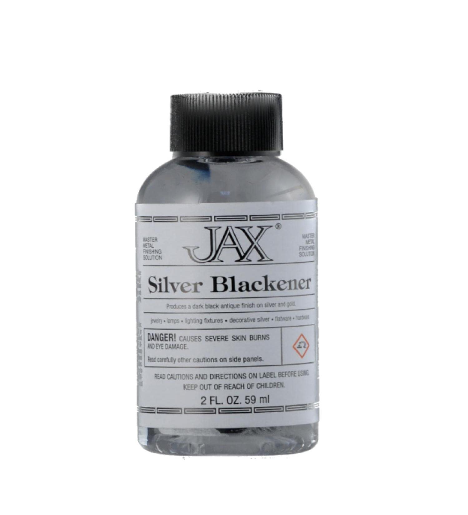 JAX Silver Blackener - 2 Oz Metal Finishing Solution for Antique Finish Without Heat | International Shipping - Buy Online on GoSupps.com