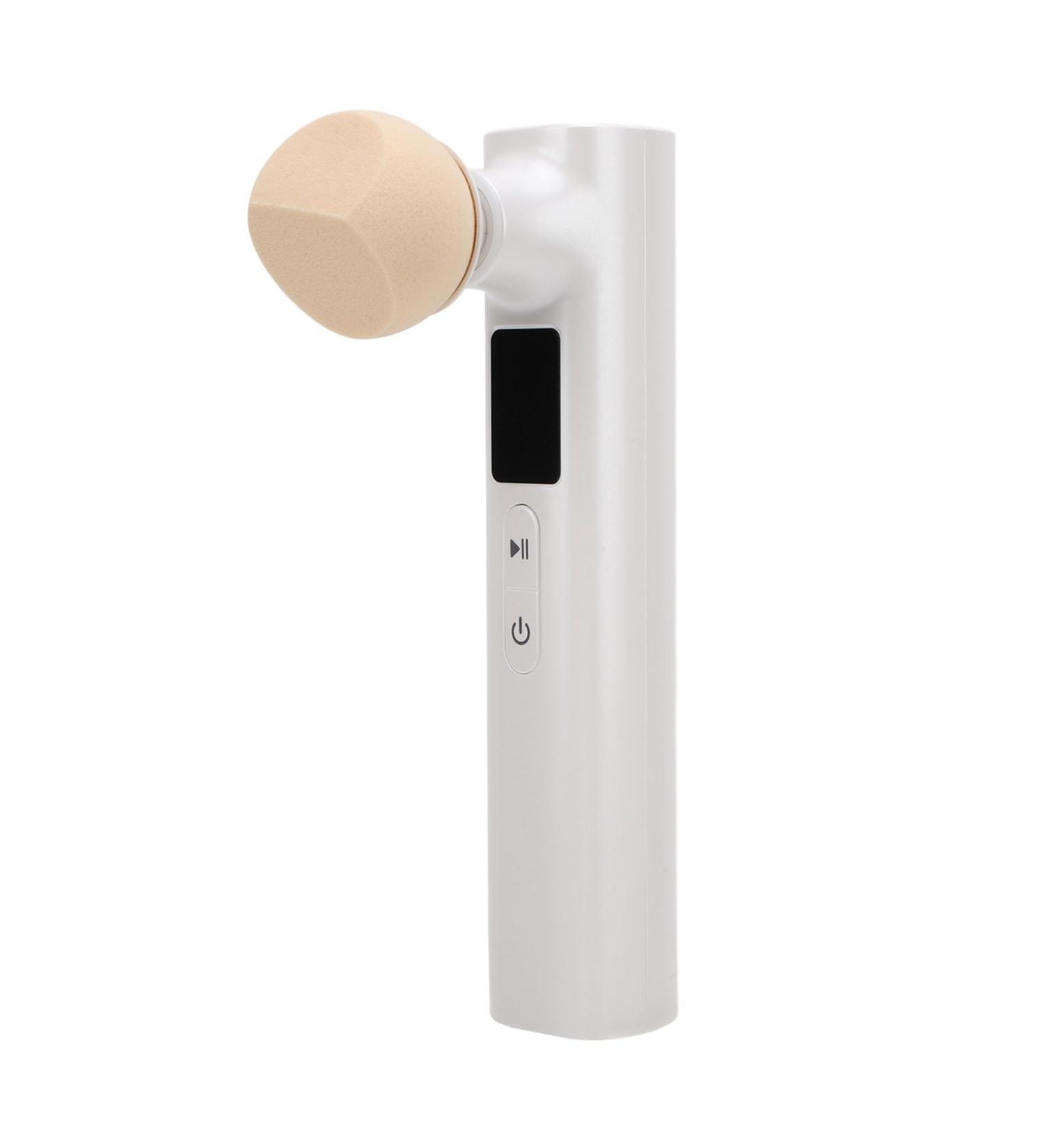 Electric Powder Puff Makeup Applicator - 5 Speeds Soft Material 4 Tips Lightweight & Long Lasting - Perfect for Sensitive Skin - Buy Online on GoSupps.com