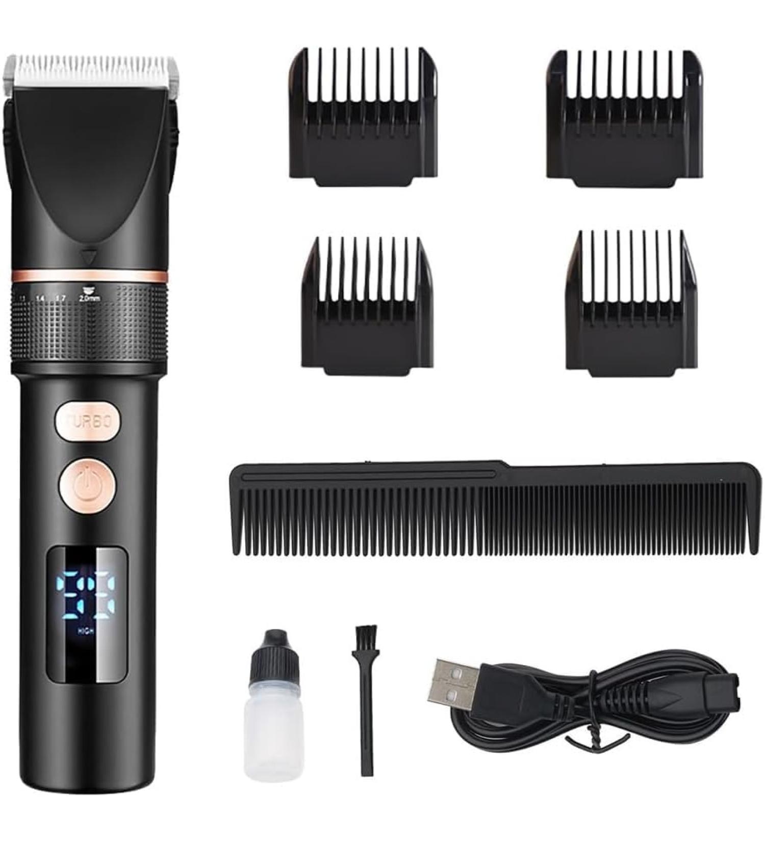 Professional Hair Clipper & Trimmers | Portable Detachable Hairdressing Barber Set for Home & Salon - International Shipping Available - Buy Online on GoSupps.com