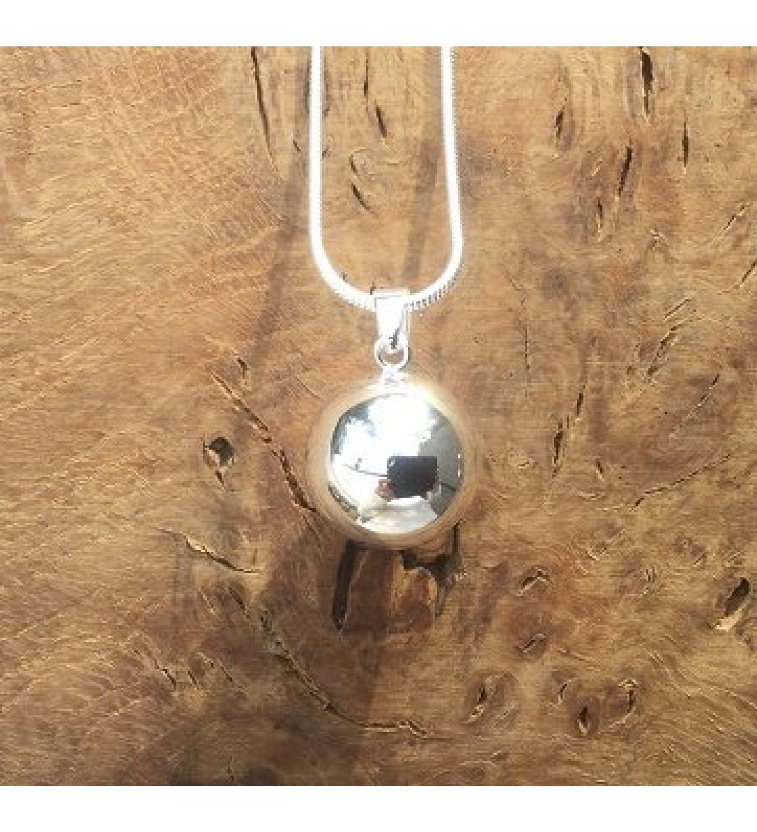Silver Harmony Ball Necklace Kit - Mexican Bola Pregnancy Gift - Buy Online on GoSupps.com