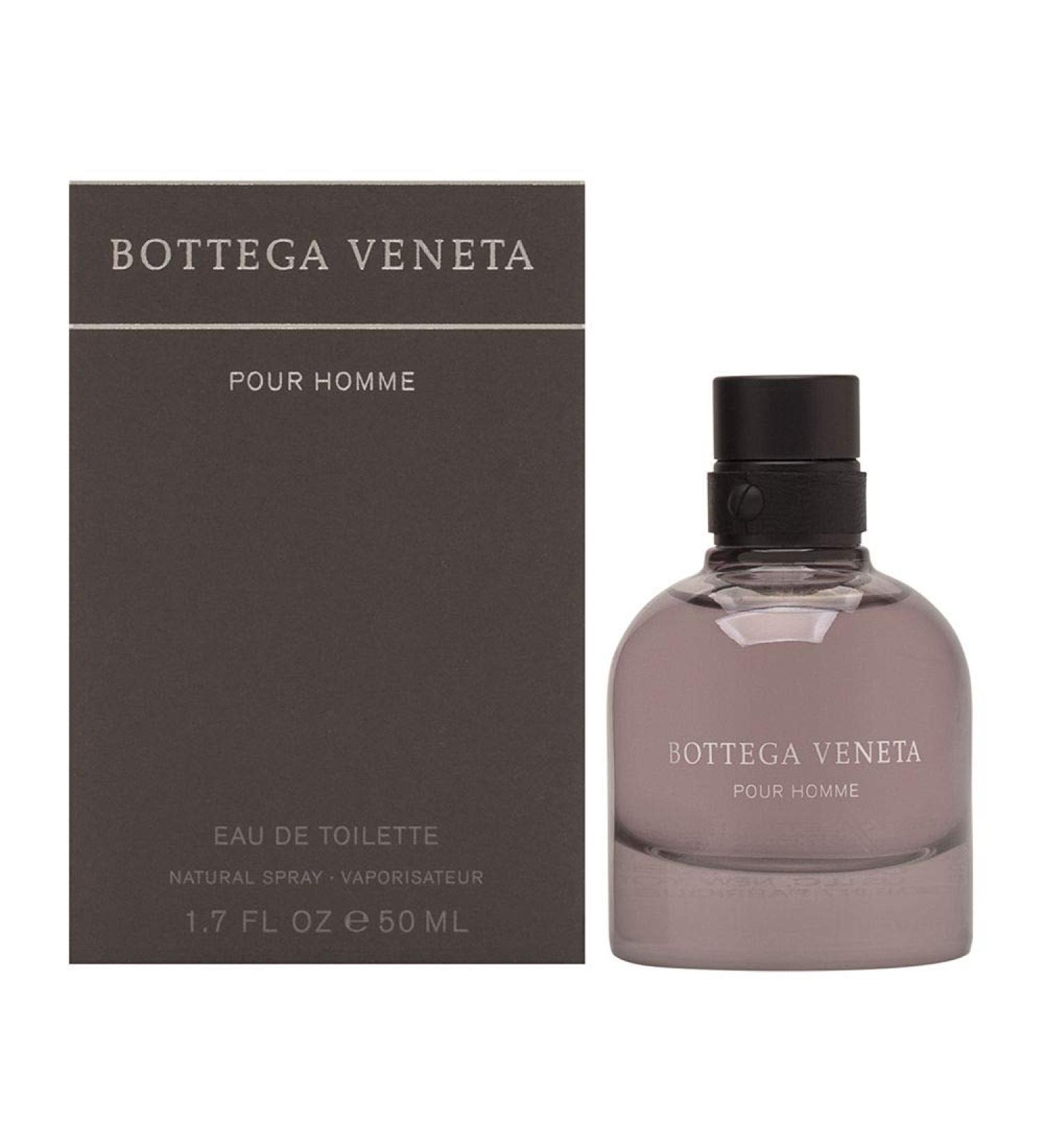 Bottega Veneta Pour Homme for Men 1.7 oz Eau de Toilette Spray leathery fragrance 1.7 Fl Oz (Pack of 1)
