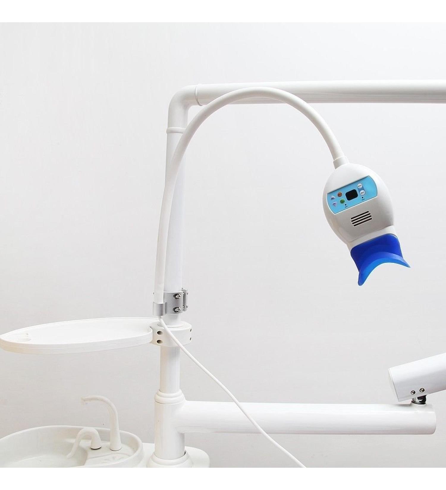 Dental Power LED Teeth Whitening Lamp with Arm Holder - Blue Light Accelerator for Professional Bleaching - Buy Online on GoSupps.com