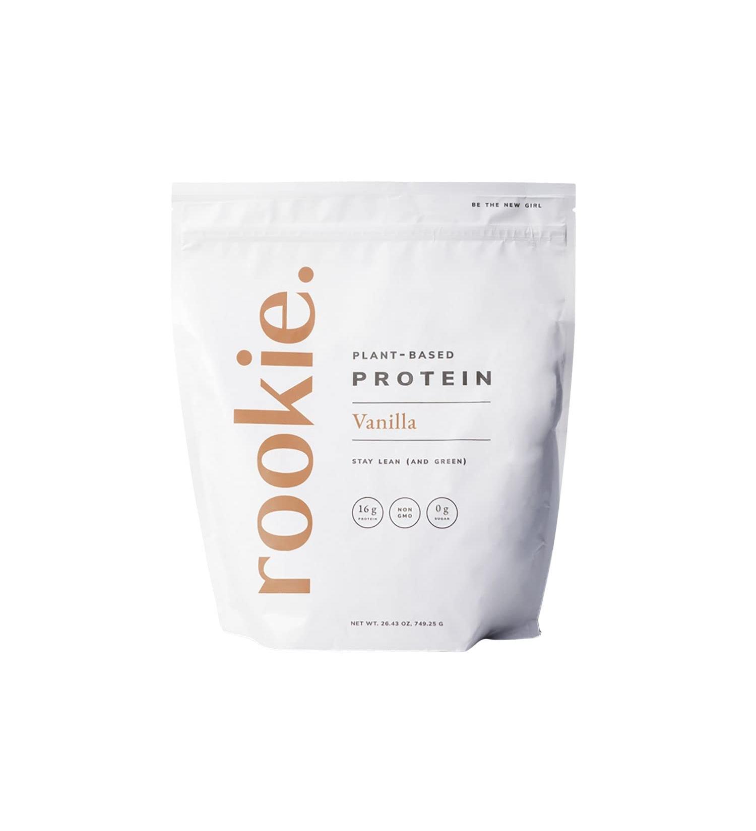 Rookie Wellness Pea Protein Powder - Vegan Meal Replacement Multivitamin & Mineral Blend Sugar & Gluten Free Vanilla (30 Servings - Buy Online on GoSupps.com
