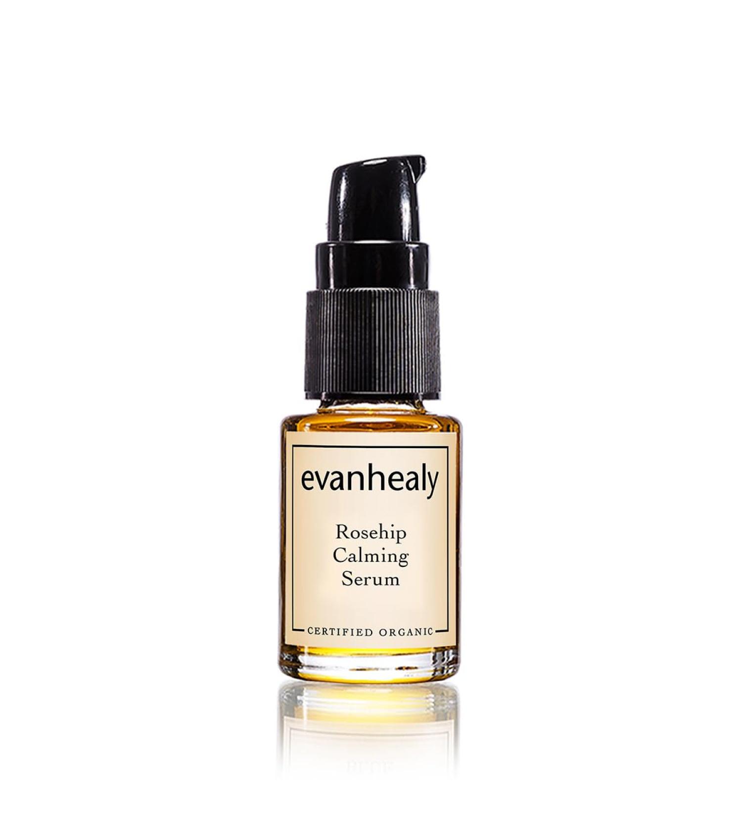 evanhealy Rosehip Calming Serum | Blue Skin Care Line with Organic Whole Essential Oils | Nurturing Soothing Facial Oil Serum | Organic Facial Oil For Sensitive Reactive Skin - Buy Online on GoSupps.com