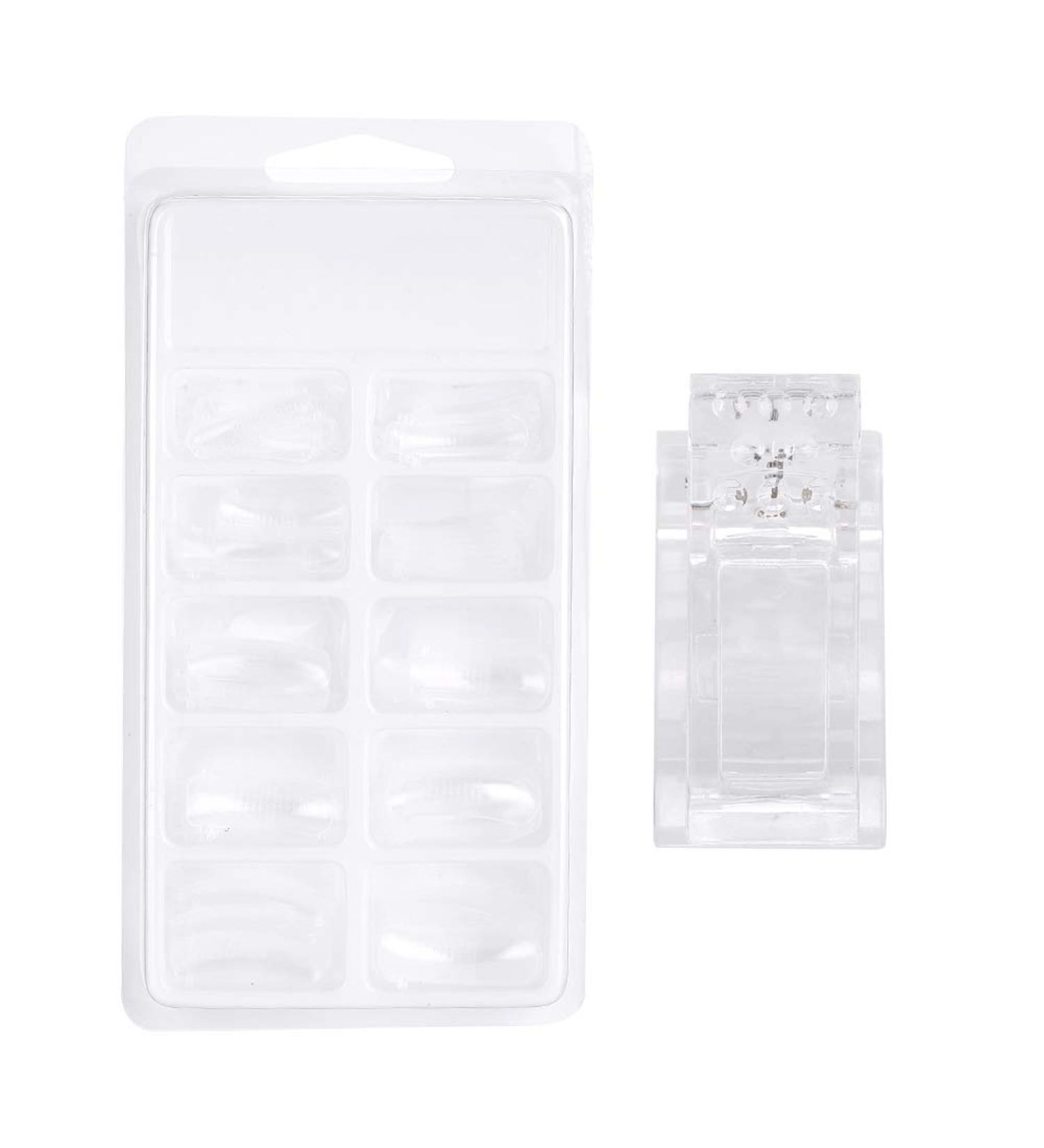100pcs False Nail Tips & Clips - Quick Build Nail Art Kit for Salon Use | Different Sizes Available - Buy Online on GoSupps.com