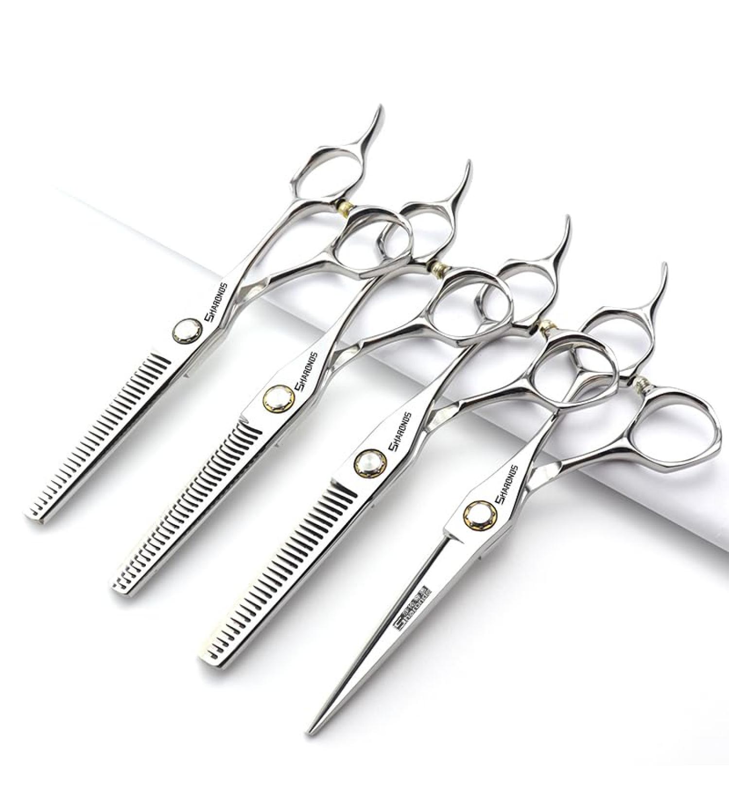 Japan 440C Hairdressing Scissors Set | 6 Professional Barber Tools | 4-Piece Fashion Styling Kit (6 Inch) - Buy Online on GoSupps.com