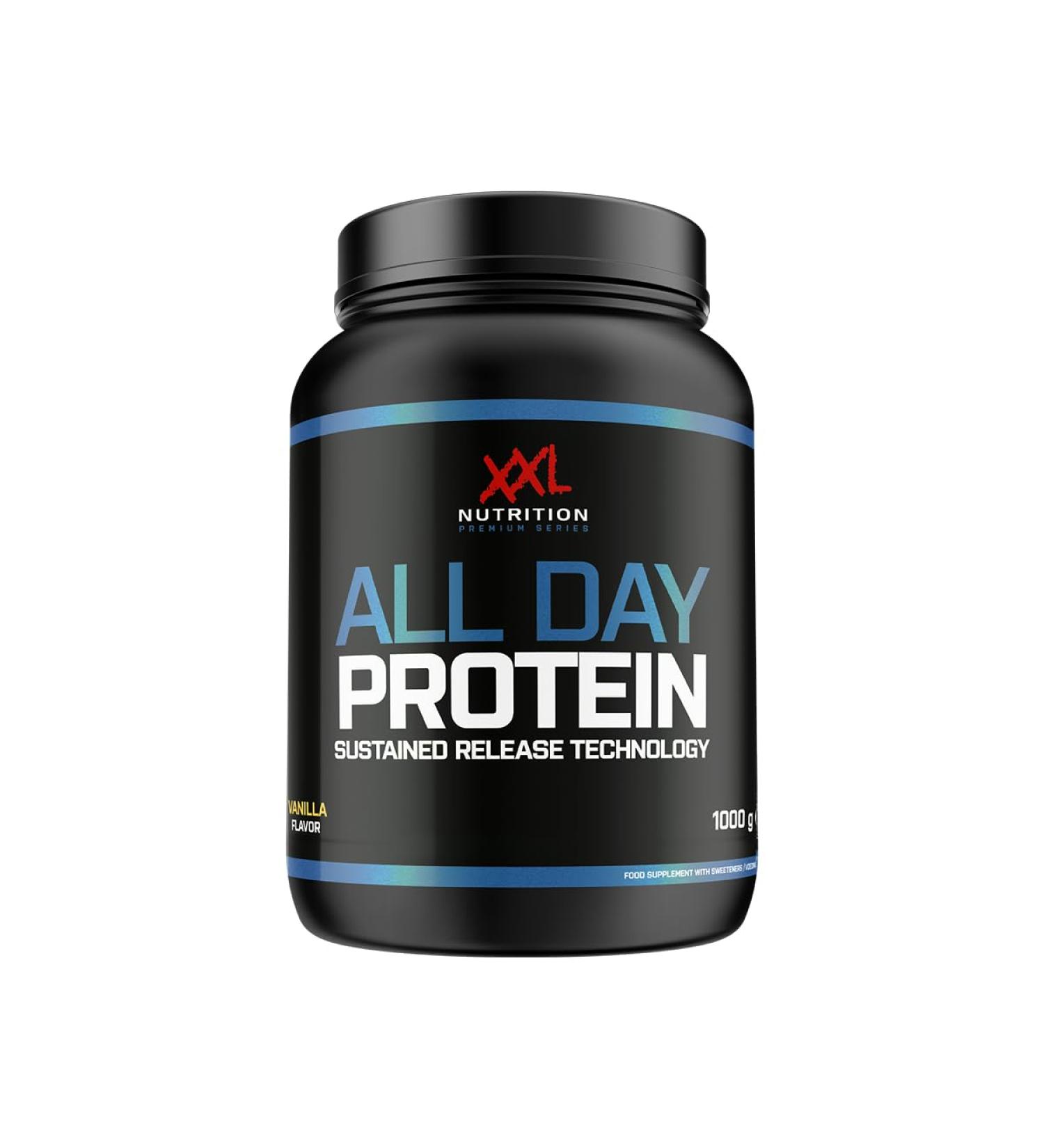 XXL Nutrition XXL Nutrition - All Day Protein - Whey Protein Protein Shake Protein Powder - Vanilla - 1000 Grams