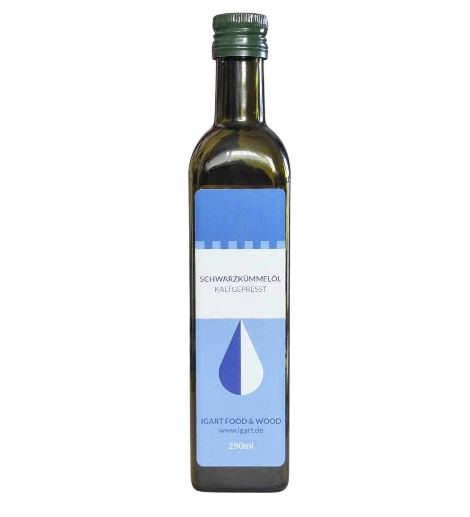 IGART Black Seed Oil 250ml - Cold Pressed Unfiltered Unrefined - No Additives No Colorants No Preservatives - Natural Product