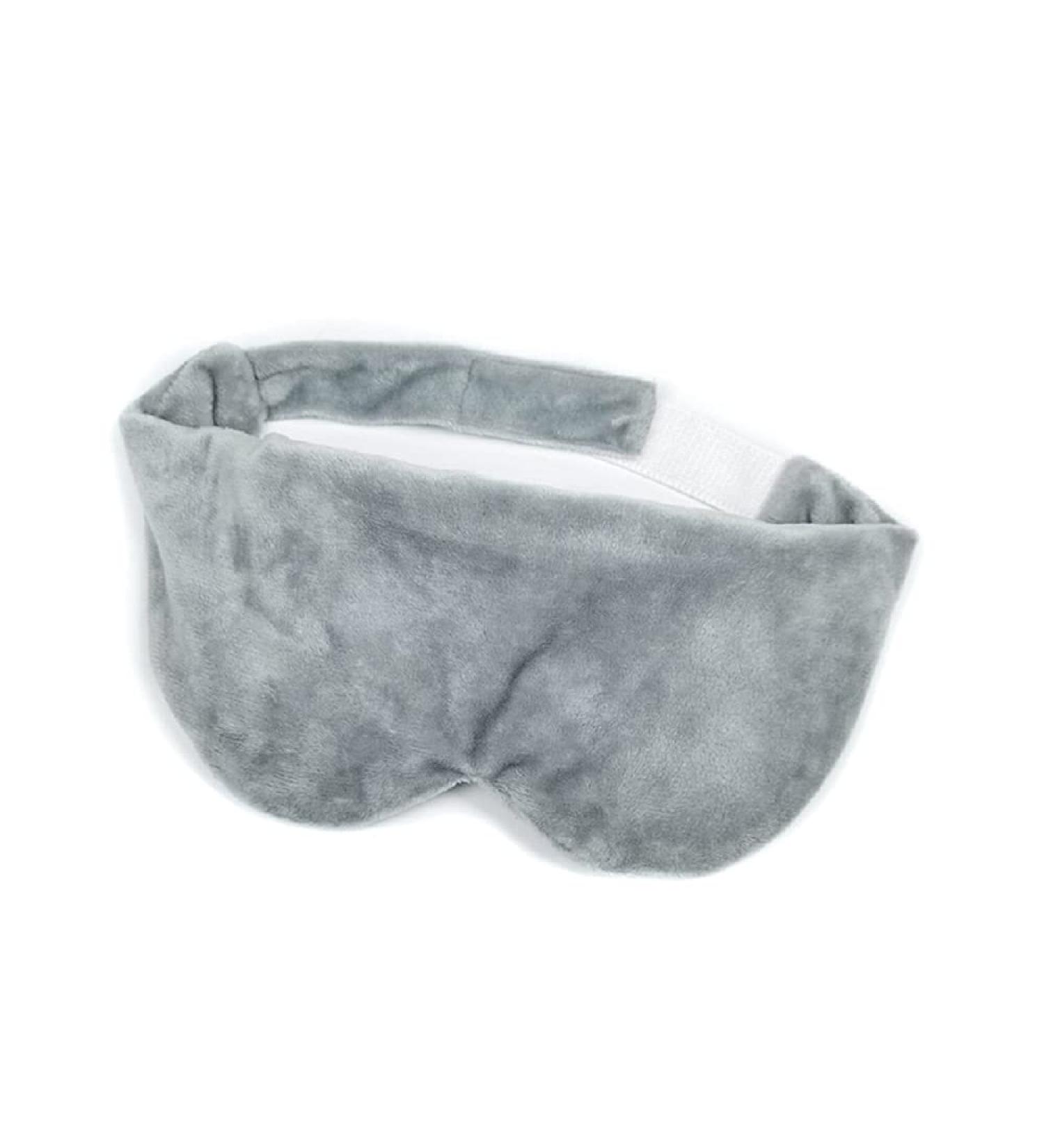 Weighted Eye Sleeping Mask with Hot Cold Therapy Pack - Universal Size Adjustable for Migraine, Dry Eyes, Sinus Pain - Removable Heatable and Freezable Pack for Stress Relief - Buy Online on GoSupps.com