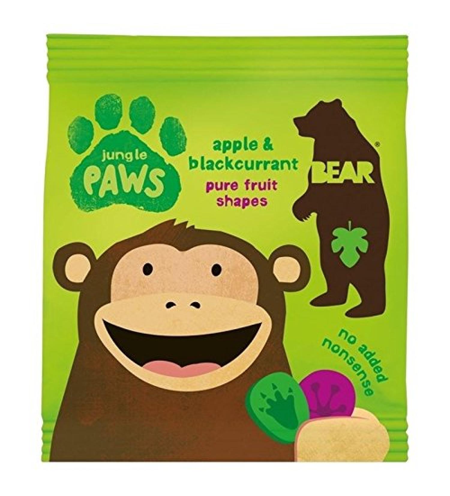 Carrying Fruit Paws Jungle Apples and Black Blackcurrant - 20g - Pack of 2