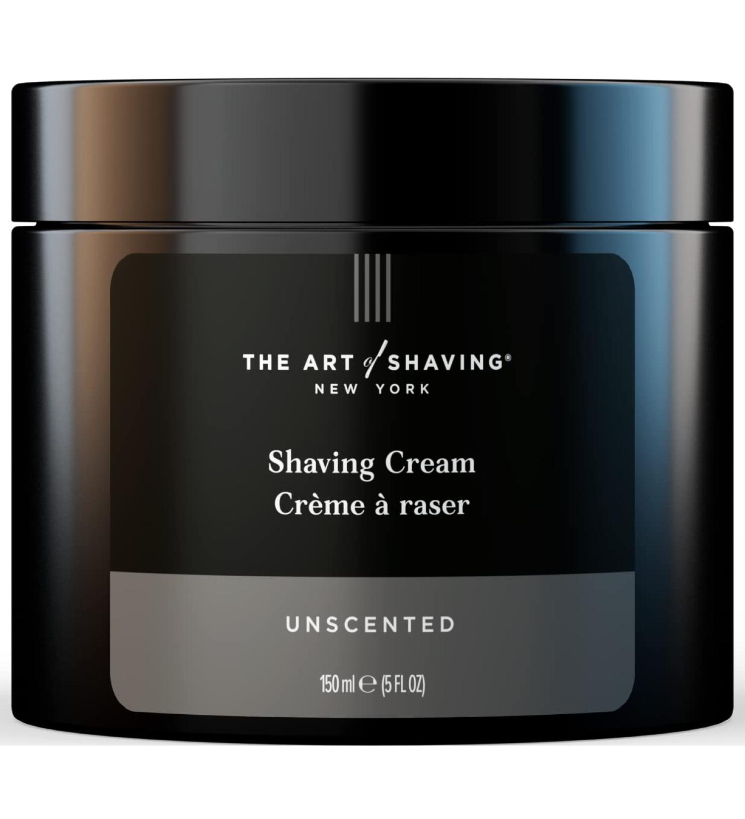 Art of Shaving Unscented Shaving Cream 5 Fl Oz - Clinically Tested for Sensitive Skin, Protects Against Razor Burn - Buy Online on GoSupps.com