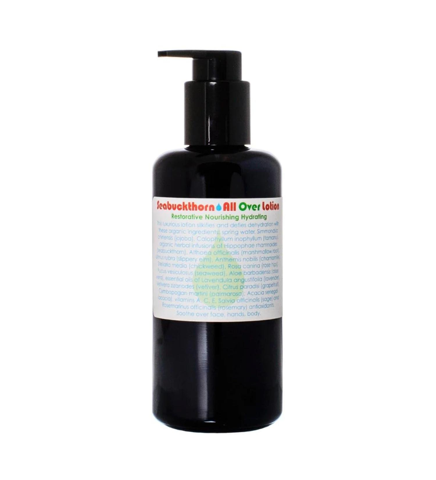 LIVING LIBATIONS - Organic Seabuckthorn Tamanu All Over Lotion | Natural Wildcrafted Vegan Clean Beauty (6.7 fl oz | 200 ml)
