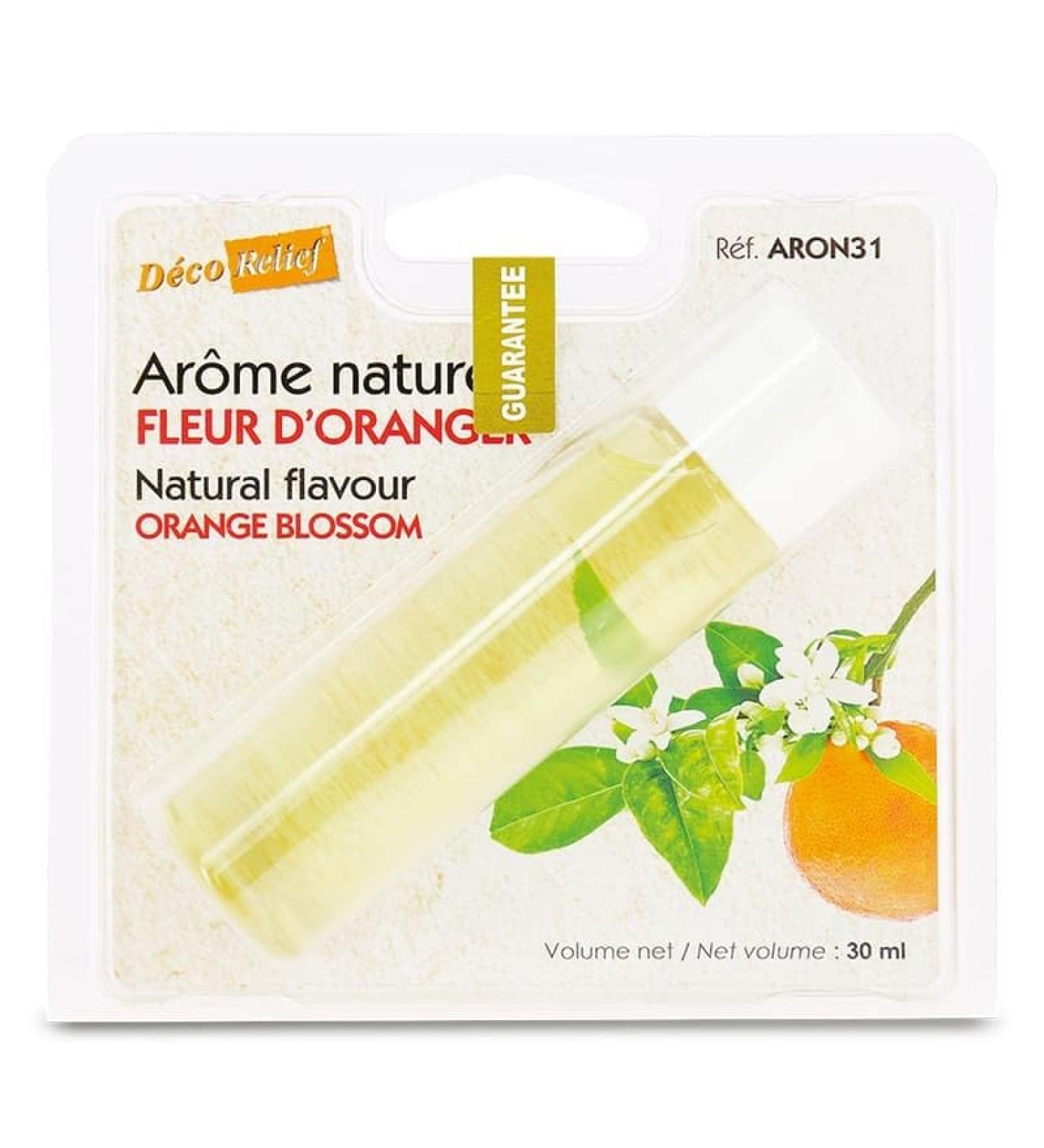 D co Relief - Natural Orange Blossom Flavor 30 ml - Food Flavoring for Pastry Cooking - Professional Ingredient