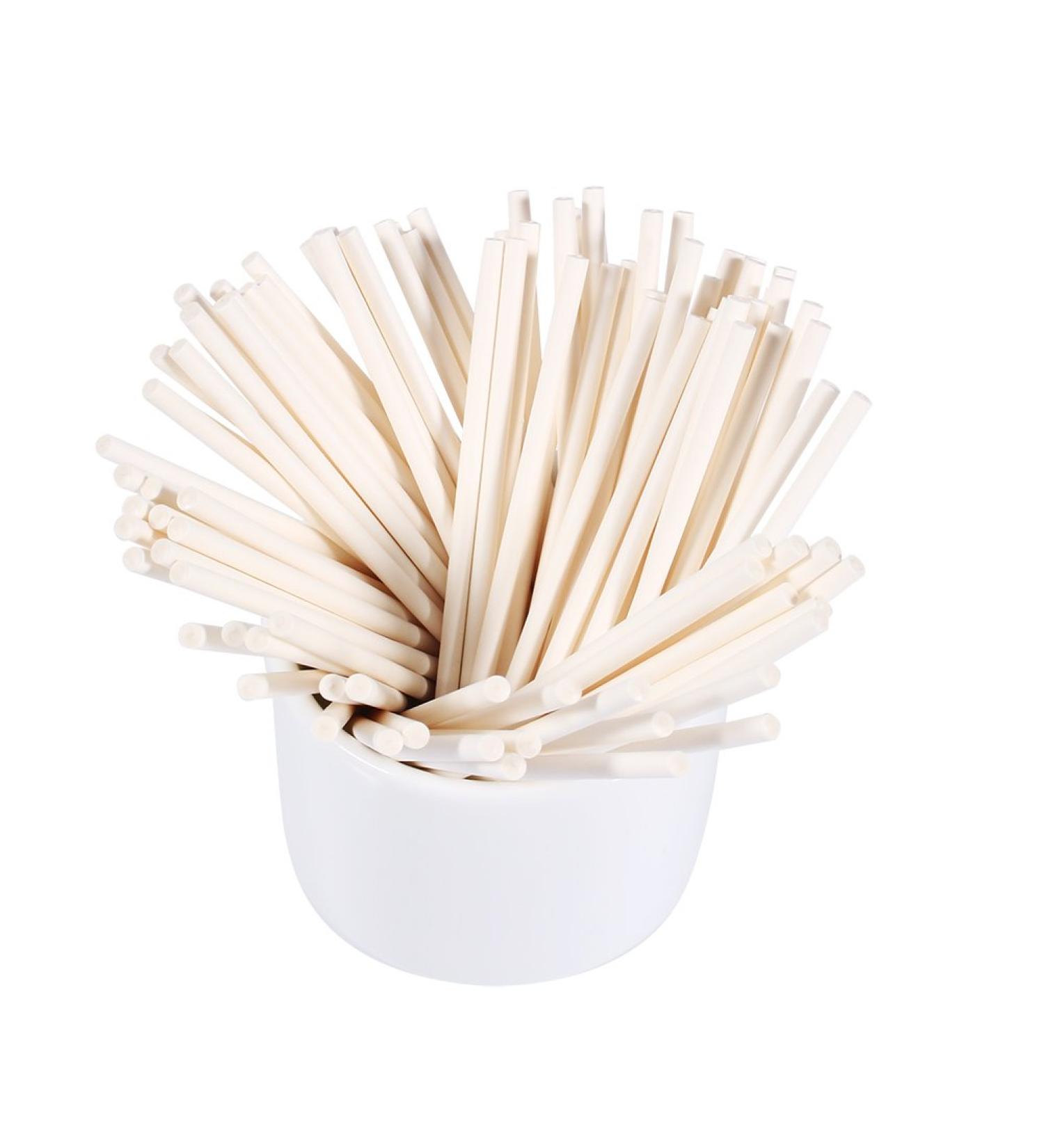 Zerone 100 Pcs ColorfulSticks Great for Cake Pops & Lollipops Helps Hold While Decorating Ideal for DIY Crafts 10cm (White) - Buy Online on GoSupps.com