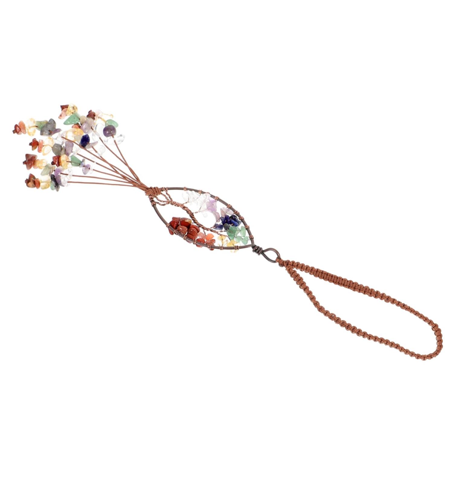 ABOOFAN Home Decor Retro Decor Gemstone Wall Pendant Funny Pendant Wall Art Charm G13 Crystal Gravel Arc - Buy Online on GoSupps.com