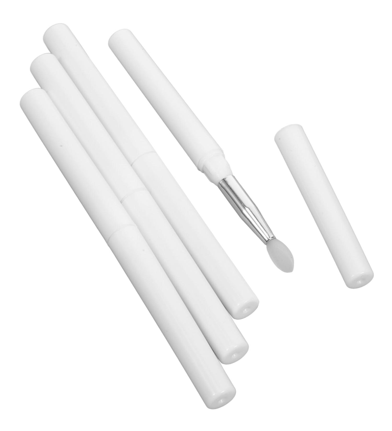 Ipetboom Silicone Lip Brush Set - 4PCS Makeup Eyeshadow Brushes & Facial Spatulas for Lipsticks Gloss & Balm - Ideal for Flawless Application - Buy Online on GoSupps.com