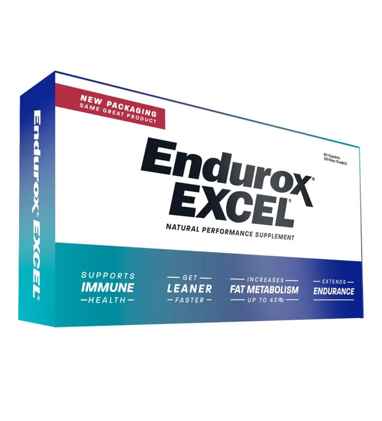 PacificHealth Endurox Excel Natural Performance Supplement - 60 Caps with Ciwujia Root for Increased Metabolism and Endurance - Buy Online on GoSupps.com