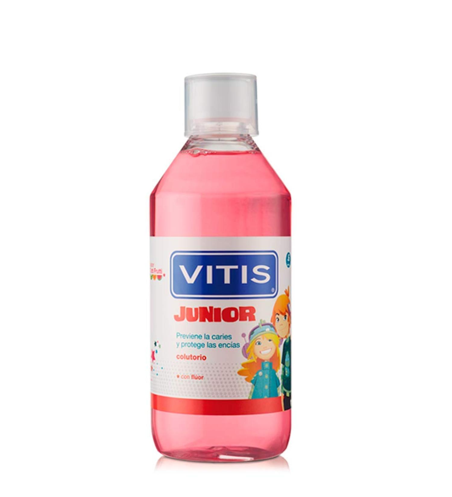Dentaid 1847713 Vitis Junior Colutorio 500 ml standard White and gray