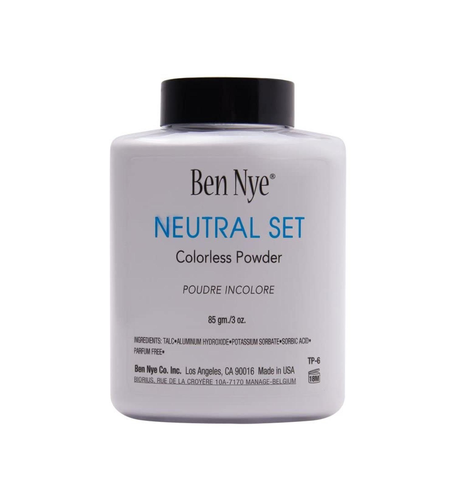 Ben Nye Classic Translucent Face Powder 3 Oz Neutral Set Face Powders