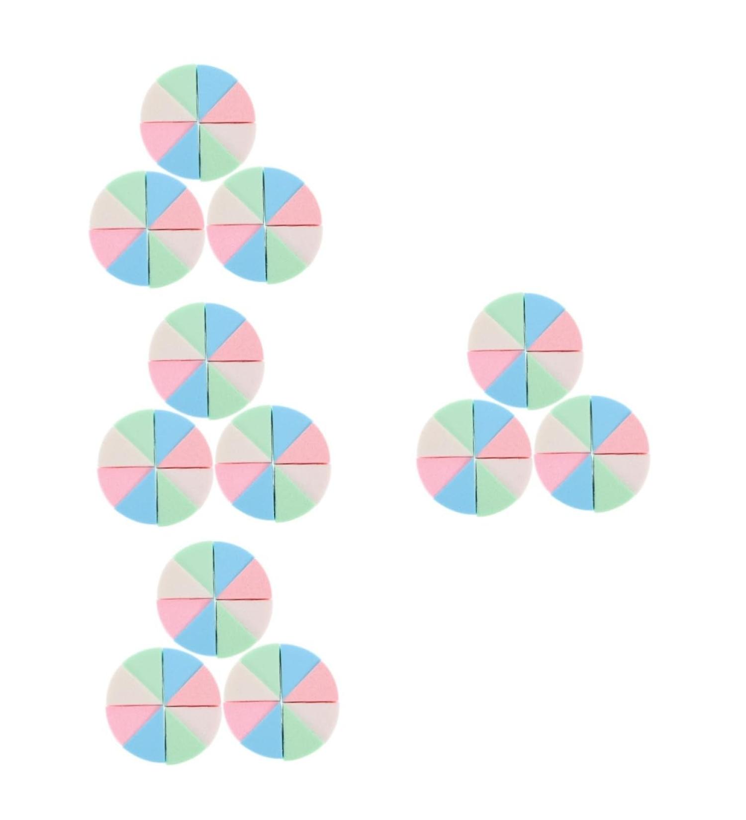 FRCOLOR 12 Sets Triangular Sponge Puff Beauty Milk Makeup Powder Puffs Makeup Triangle Puff Makeup Pads for Pressed Powder Face Makeup Foundation Face Puff Emulsion Miss Portable Flutter - Buy Online on GoSupps.com