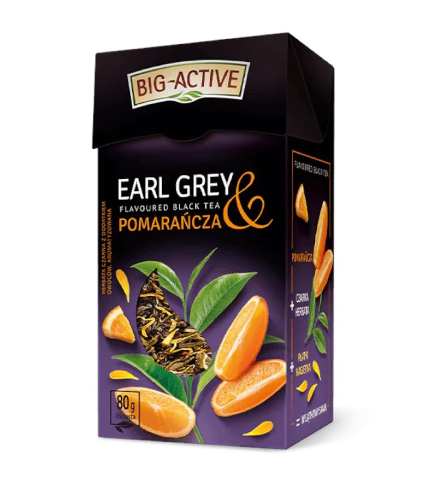Black tea Earl Grey & OrangeHerbal Tea Natural Pure And Refreshing Herbal Fruit Infusion Herbapol