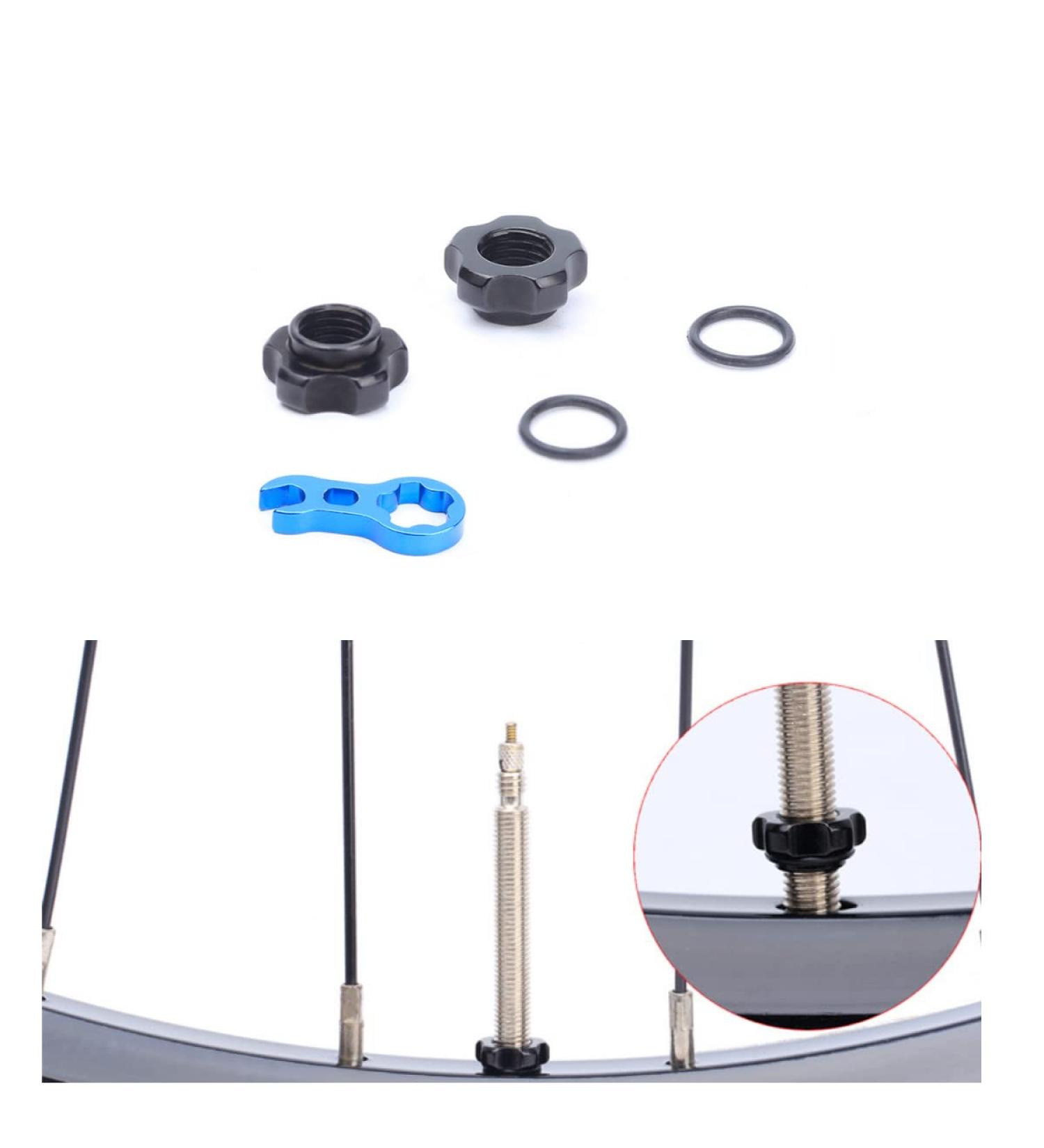 Schrader to Presta Rim Adapter - Convert Schrader Valve Rim to Presta Valve Stem - 2 Pack - Buy Online on GoSupps.com