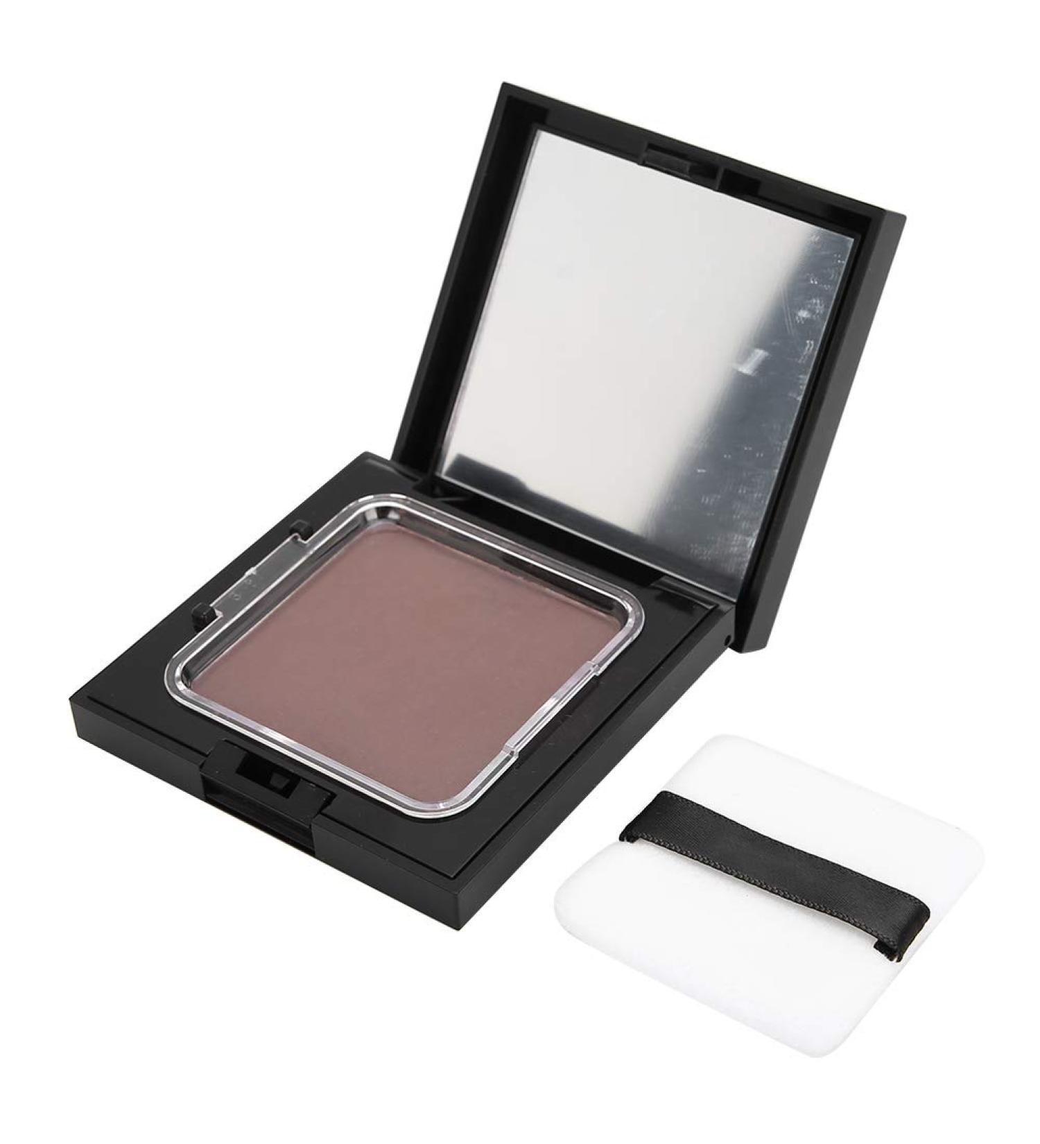 Waterproof Sweat Proof Hair Shadow Powder with Mirror and Puff 3 Colors Available Portable Hair Line Shadow Powder for Women Men Party 12g (Brown) - Buy Online on GoSupps.com
