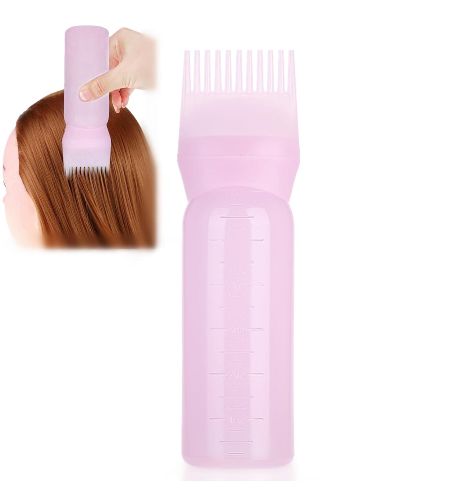 Dioche Root Comb Applicator Bottle - Hair Dyeing Tool with Graduated Scale | 3 Colors for Easy Hair Coloring & Scalp Treatment - Buy Online on GoSupps.com