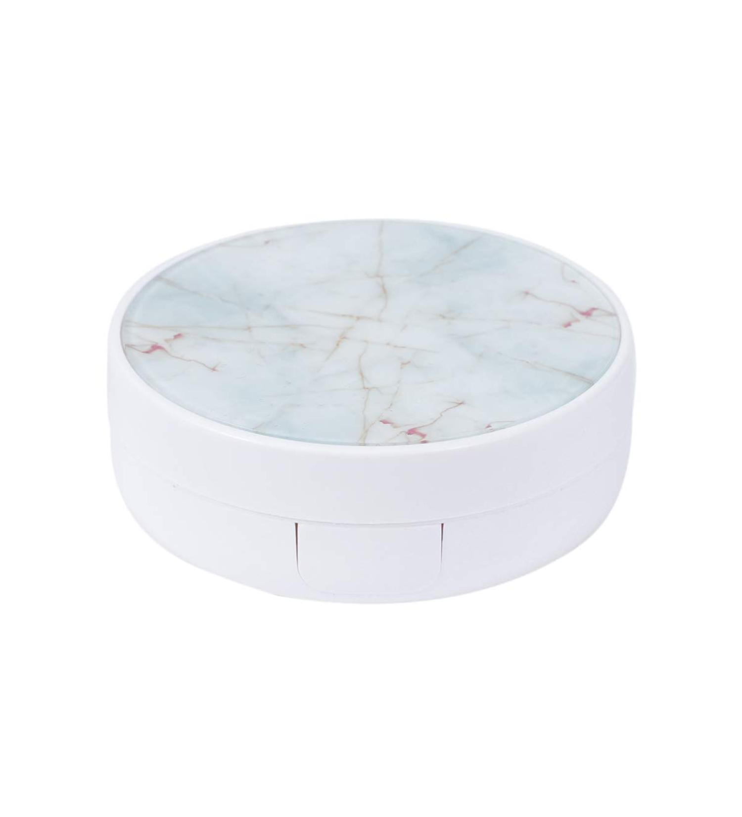 Milist Contact Lenses Travel Kit | Case Box with Tweezers & Lenses Holder | Compact Container for Women | Stylish White Lens Flask & Mirrors - Buy Online on GoSupps.com