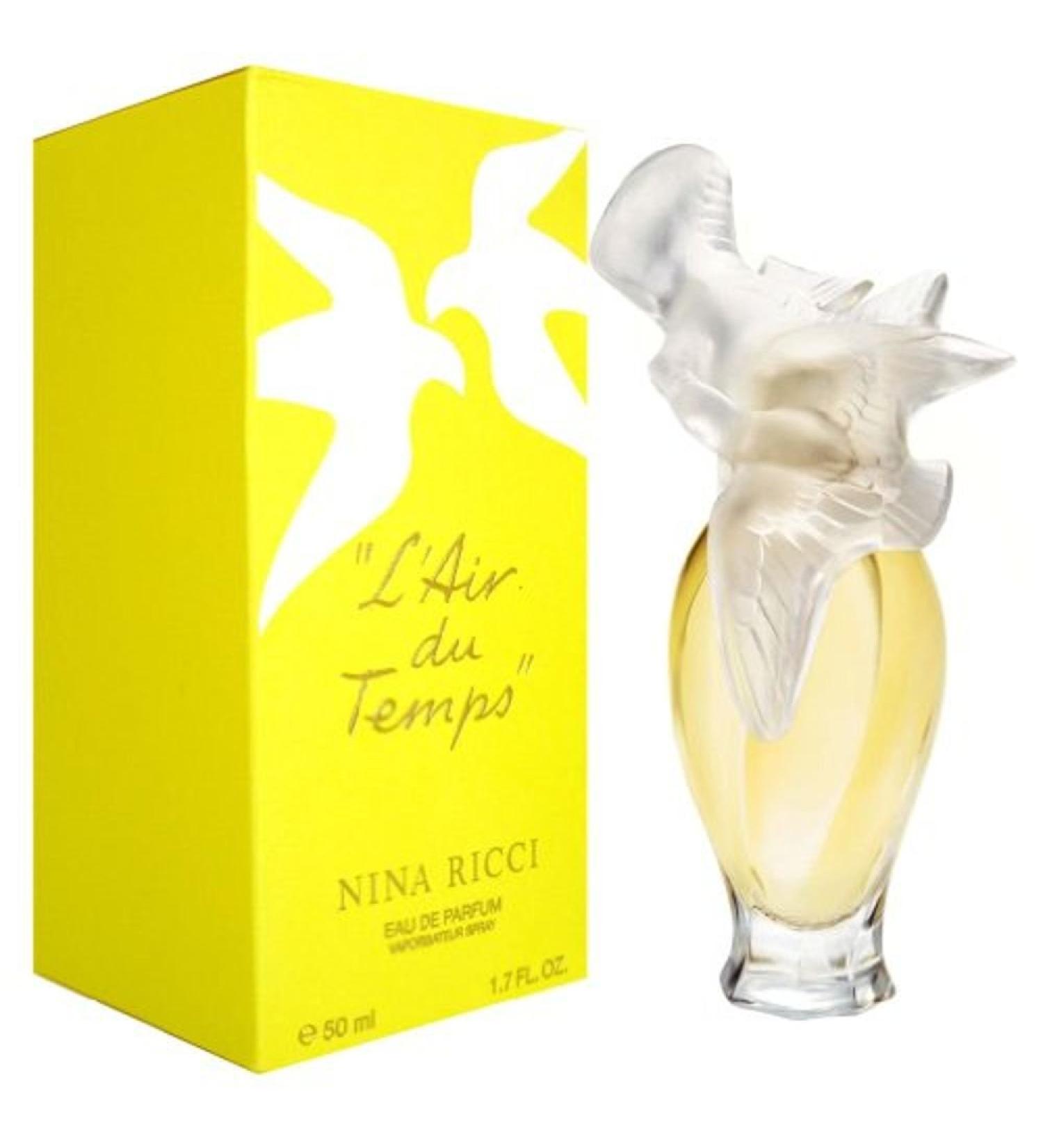 L'AIR DU TEMPS by Nina Ricci Eau De Parfum Spray with Bird Cap 1.7 oz / 50 ml (Women)