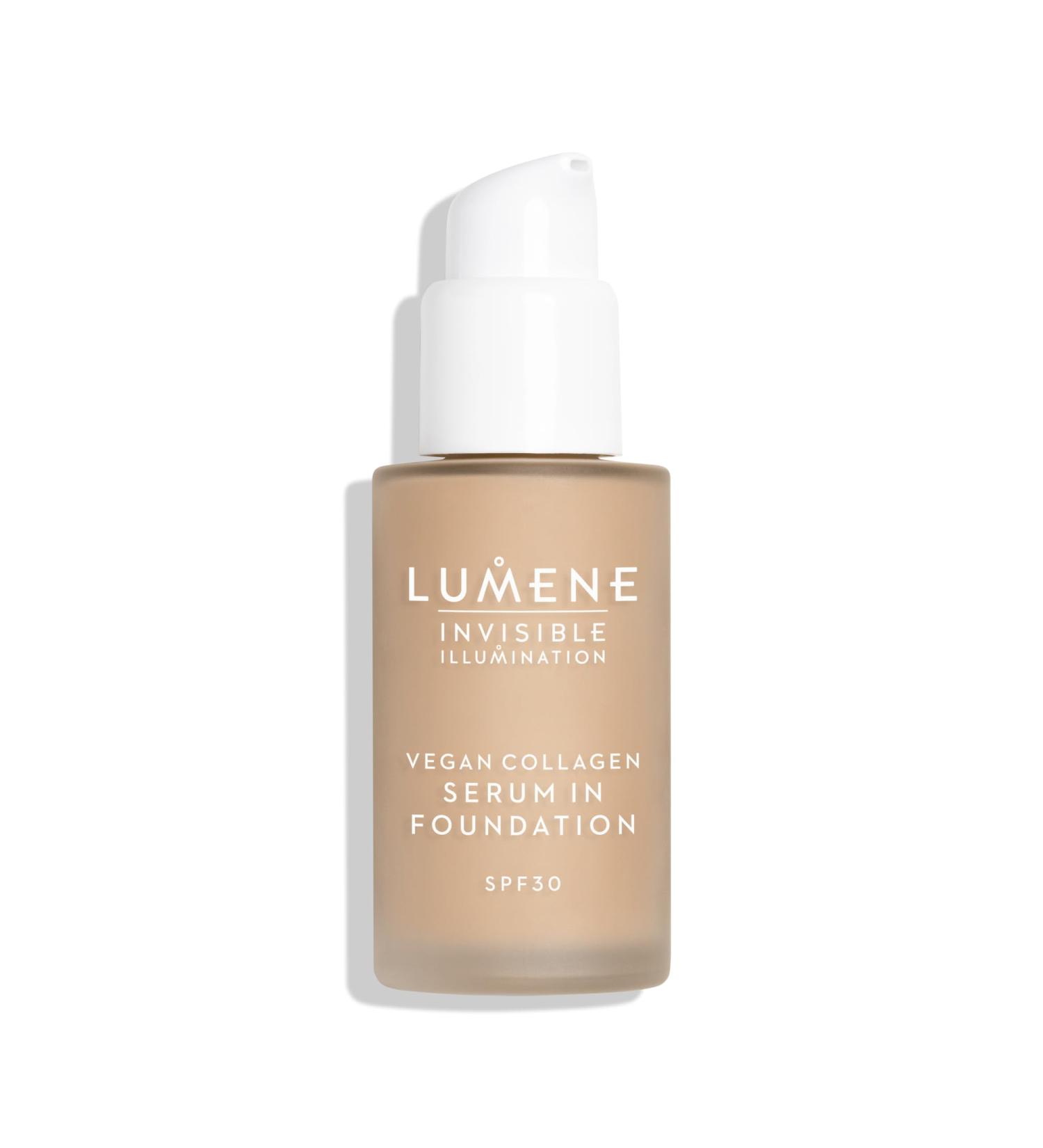 Lumene OY LUMENE Invisible Illumination Tinted serum foundation SPF 30 color 04 enriched with vegan collagen and hyaluronic acid moisturizes and protects vegan 30 ml 30 ml 1er Pack 4 - Buy Online on GoSupps.com