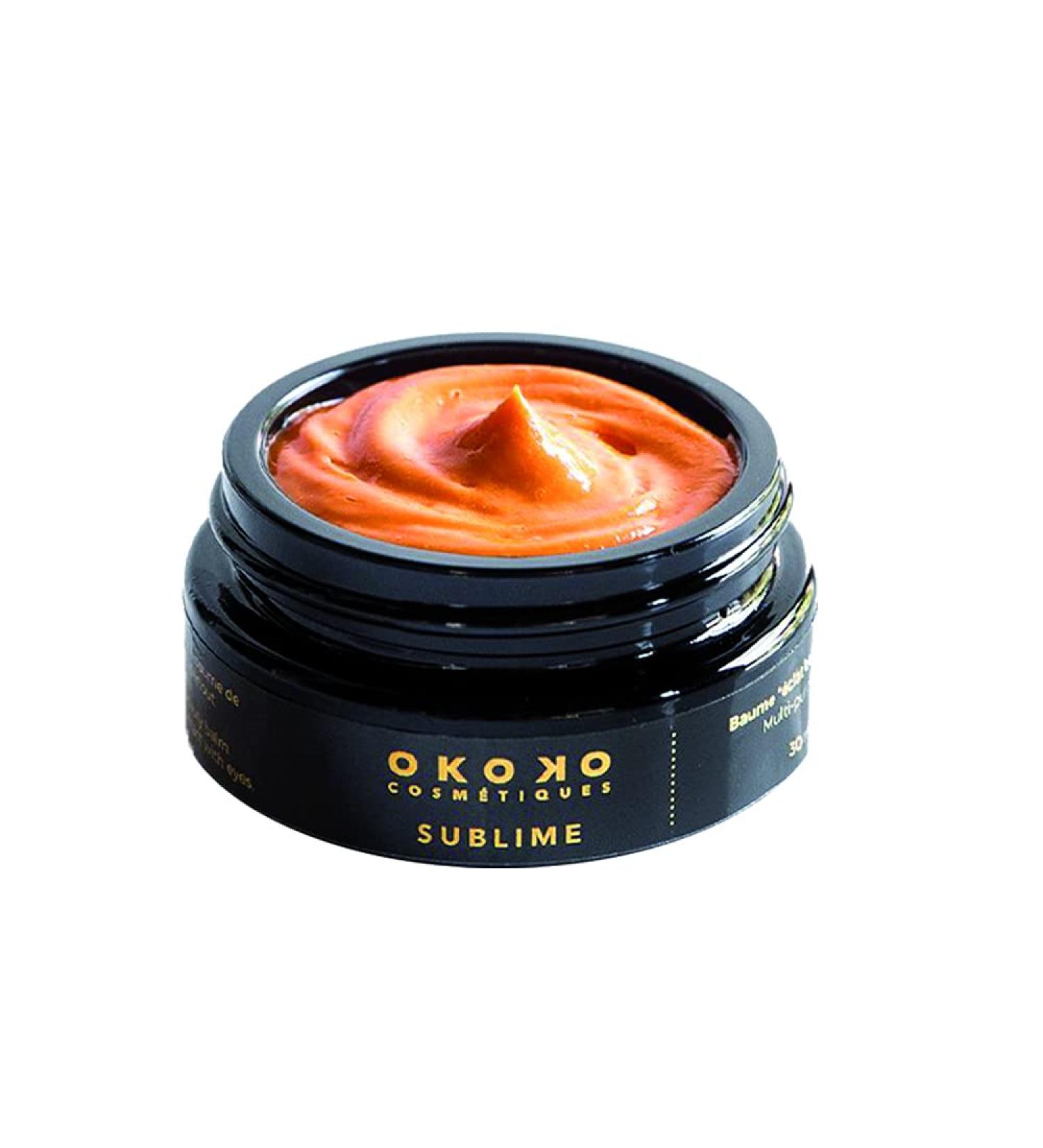 OKOKO Organic Night Moisturizer Cream - Anti-Aging Cell Renewal Balm for Face Lips & Eyes | Hydrating Multi-Purpose Skincare - 1 OZ - Buy Online on GoSupps.com