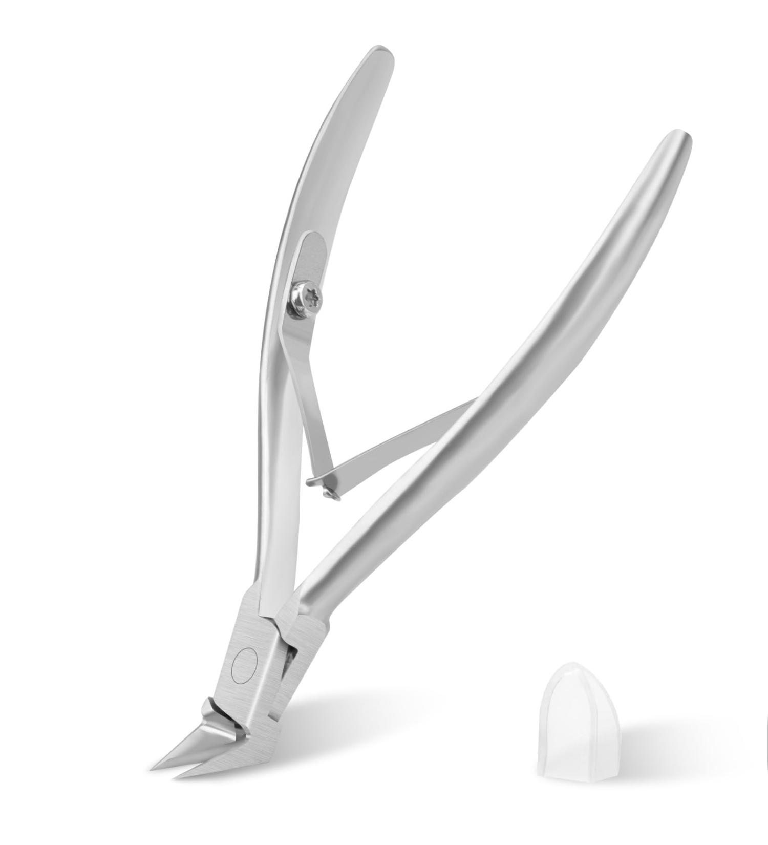 EEEKit Ingrown Toenail Clippers Professional Pedicure Thick Toenail Straight Blade Cutter Tool for Seniors - Buy Online on GoSupps.com