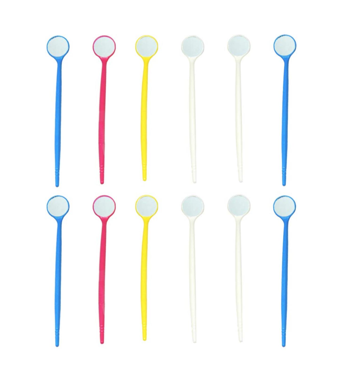Supvox 40pcs Dental Disposable Mirrors - Plastic Mouth Mirrors for Effective Oral Tooth Examination - International Shipping Available - Buy Online on GoSupps.com