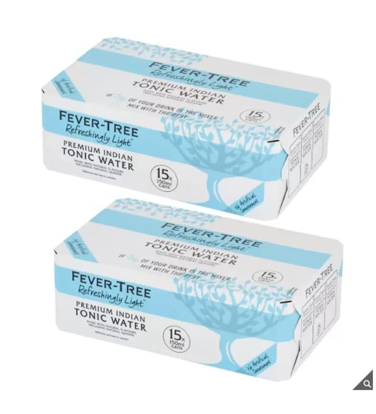 Fever-Tree Refreshingly Light Premium Indian Tonic Water 30 x 150ml - Buy Online on GoSupps.com
