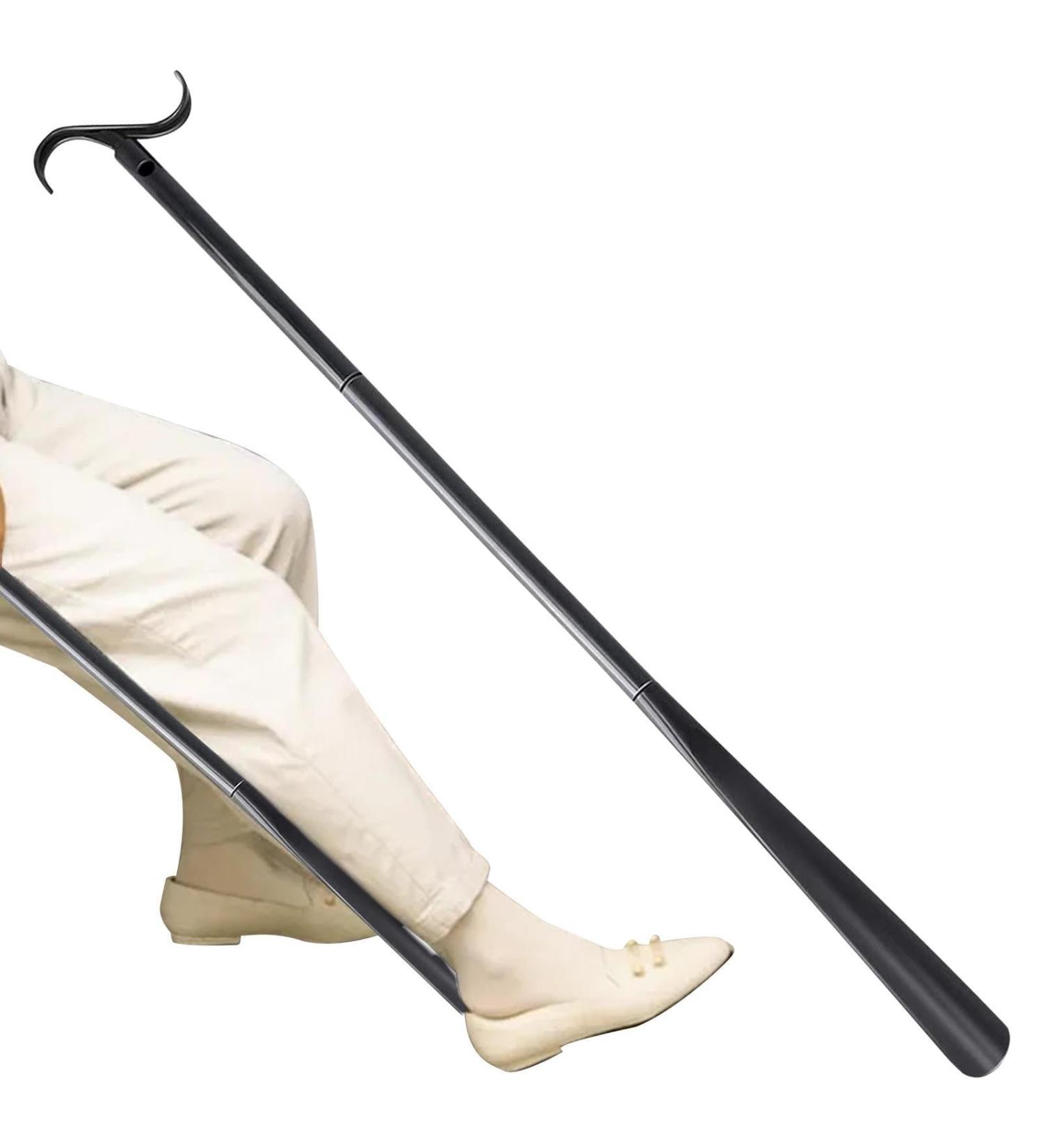 Novent Sockeninf dler - Multifunktionaler Sock Aid Device mit Schuh ffnung verstellbar & abnehmbaren Anziehhaken f r m heloses Anziehen (schwarz) - Buy Online on GoSupps.com