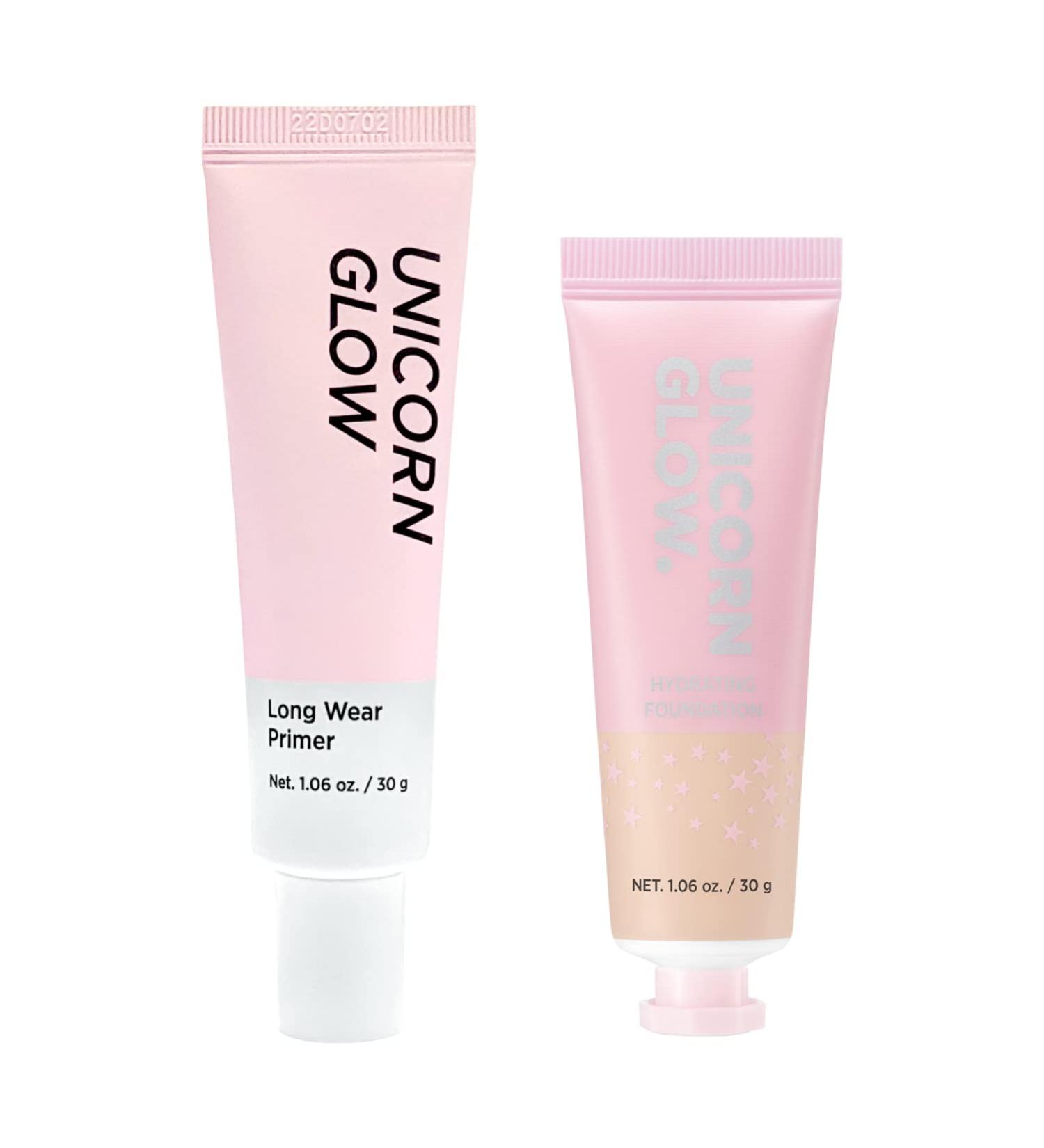 Unicorn Glow Primer + Hydrating Foundation #1 Light | Long Wear Formula - Buy Online on GoSupps.com