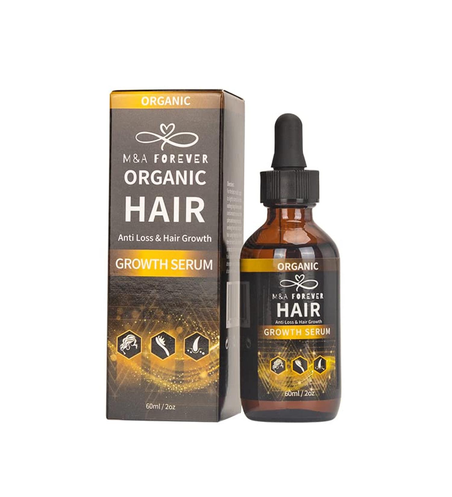 M&A Organic Anti Hair Loss Serum 60ml | Hair Growth Solution | International Shipping - Buy Online on GoSupps.com