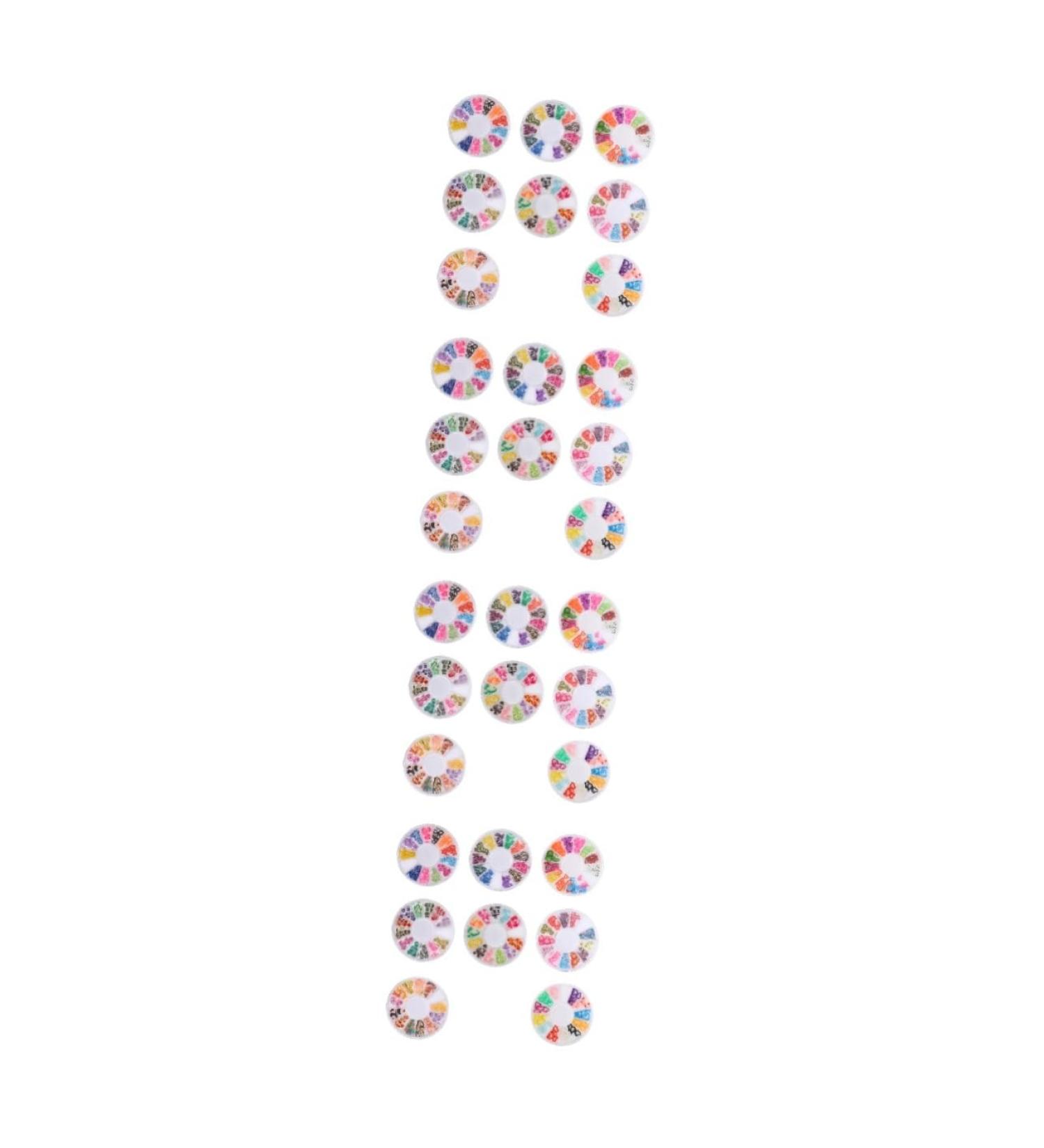 minkissy 32 Boxes Soft Pottery Nail Jewels Nail Art Decoration Fruit Nail Art Slice Fruit Flatback Charms Bulk Ornaments Nail Accessories Nail Art Patch Polymer Clay 3d Decorations - Buy Online on GoSupps.com