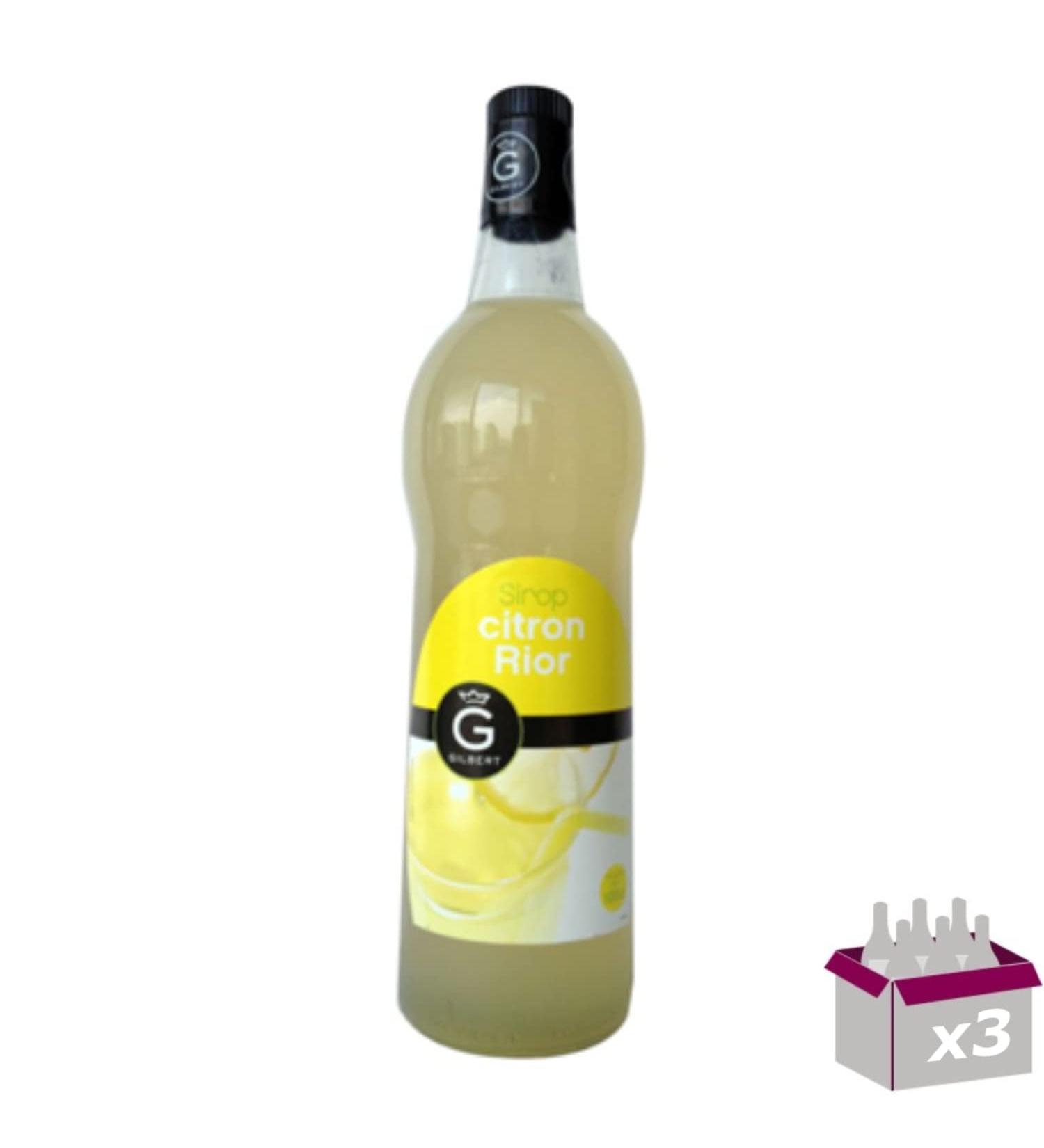 Rioba Lemon Rior Syrups - 3 x 1L