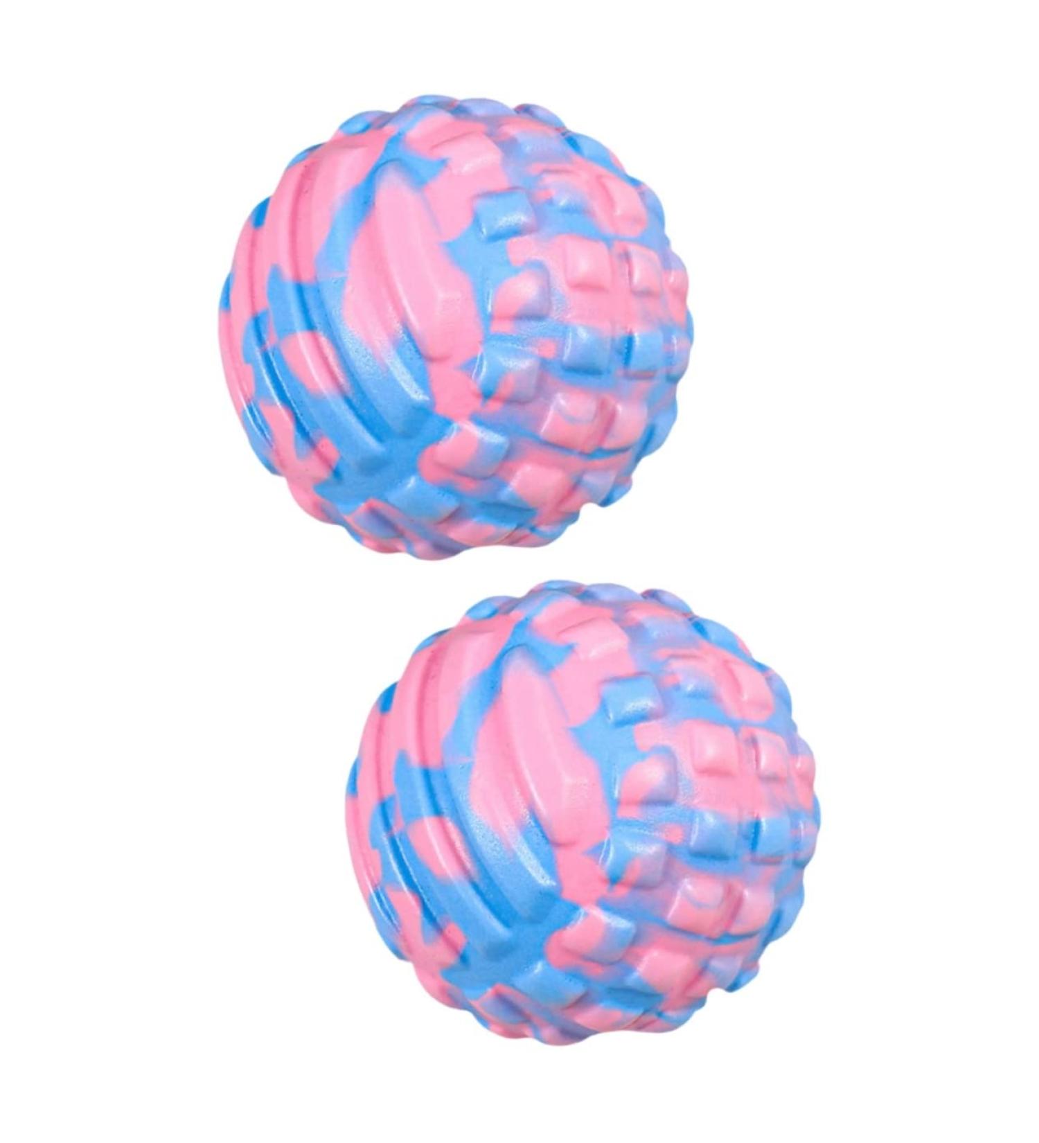Clispeed 2-St Massage Ball Set - Lower Back Neck Shoulder & Leg Massager - Portable Fitness Device (7x7cm 2pcs) for Muscle Tension Relief - Buy Online on GoSupps.com