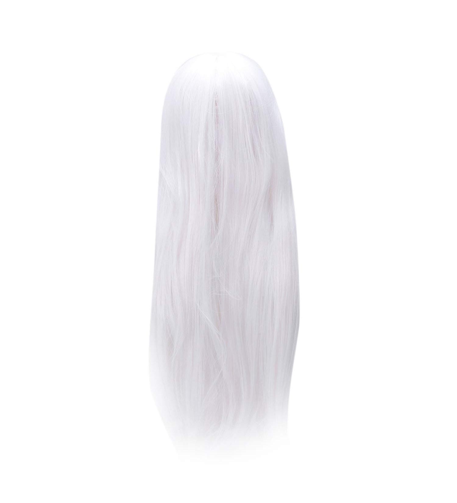 Anime Long Straight Hair Wig Cosplay Long Straight Costume White - Buy Online on GoSupps.com