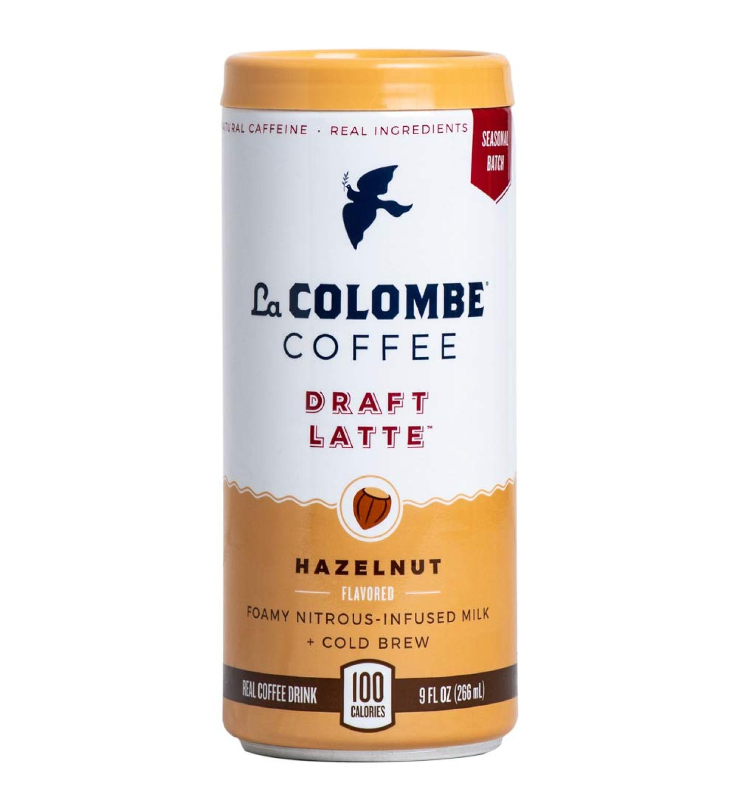 La Colombe Hazelnut Draft Latte 9oz 12ct - Cold-Pressed Espresso & Frothed Milk with Hazelnut Flavor - Grab-and-Go Coffee - Buy Online on GoSupps.com