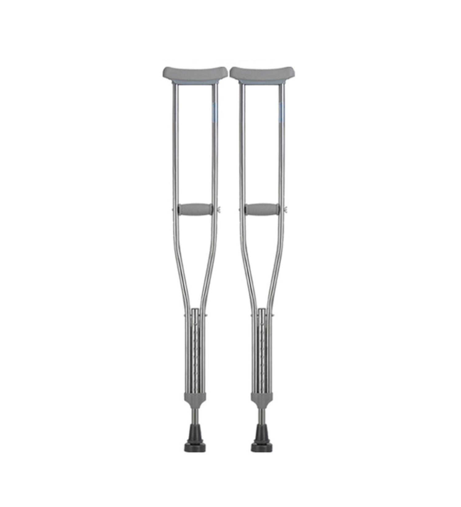 Crutches for Adults Underarm Handicapped Crutches/Canes for Disabled Persons with Free Retractable Springs Adjustable Range 99-154 Cm Great for Travel or Work (Double) Lucky Star - Buy Online on GoSupps.com