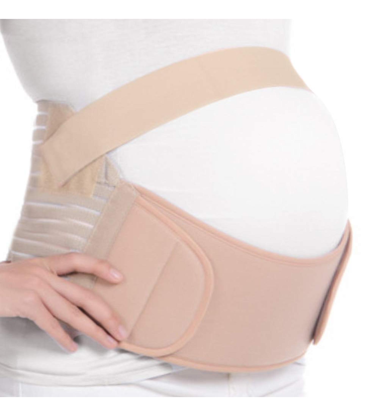 FITTOO Maternity Support Belt | 3-in-1 Pregnancy Belly Band & Back Brace | Abdominal Binder | Waist Support | Lightweight & Breathable | Adjustable S-XXL | Beige, Medium - Buy Online on GoSupps.com