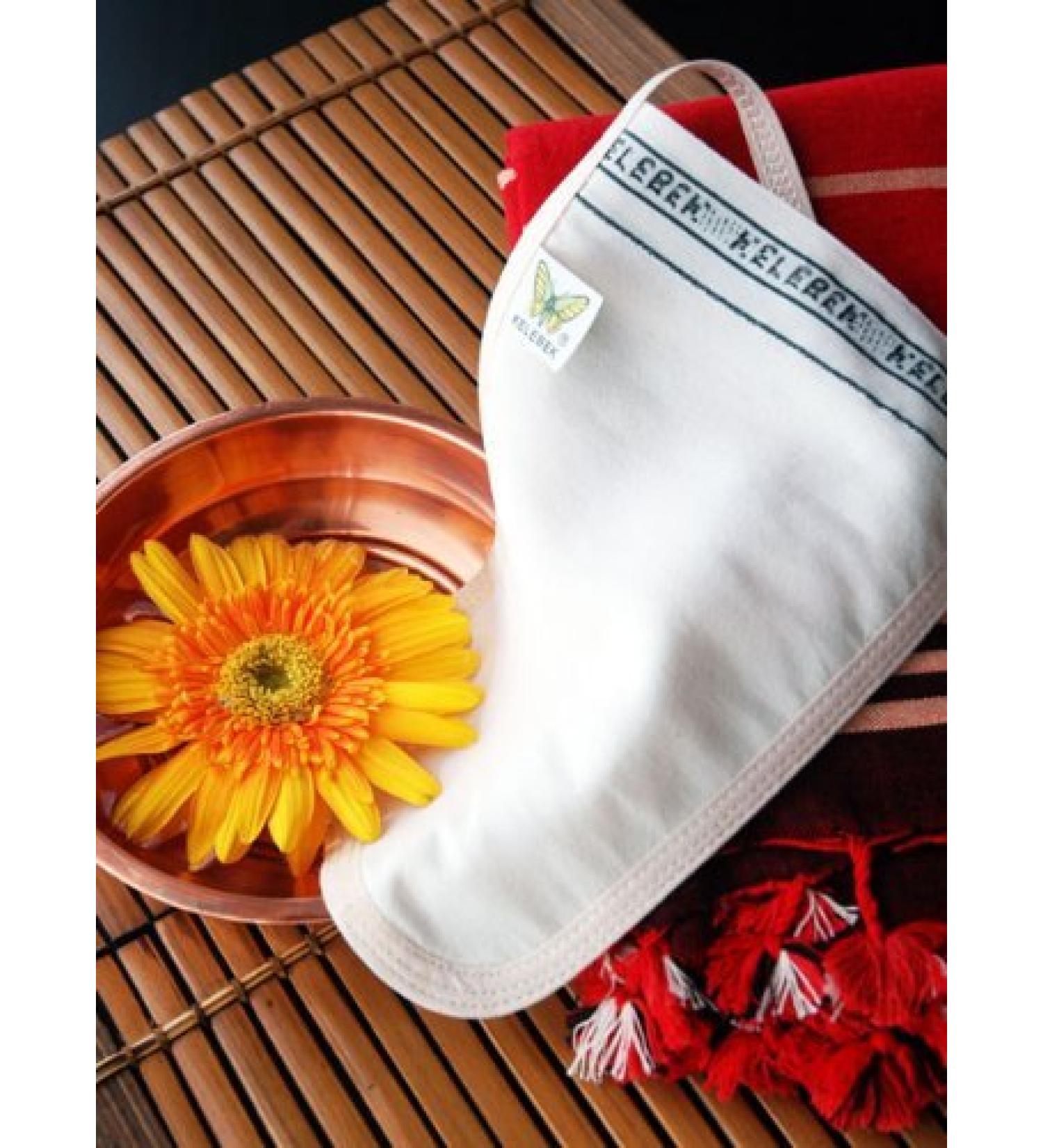 Kelebek Hamam Kese Peeling Gloves - 2 Piece Set for Exfoliation | International Shipping Available - Buy Online on GoSupps.com